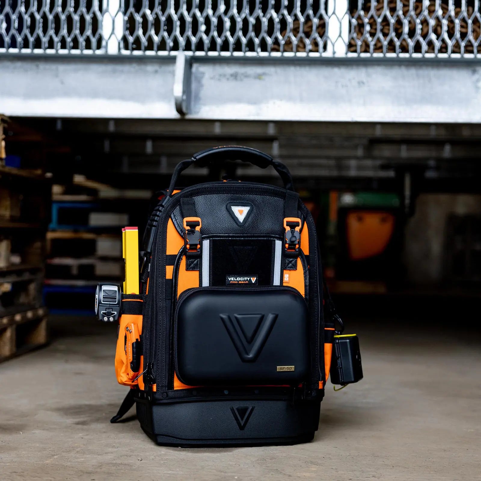 Velocity Rogue 50 Backpack Orange Connect Compatible BP-50-O-C White Rose Tools