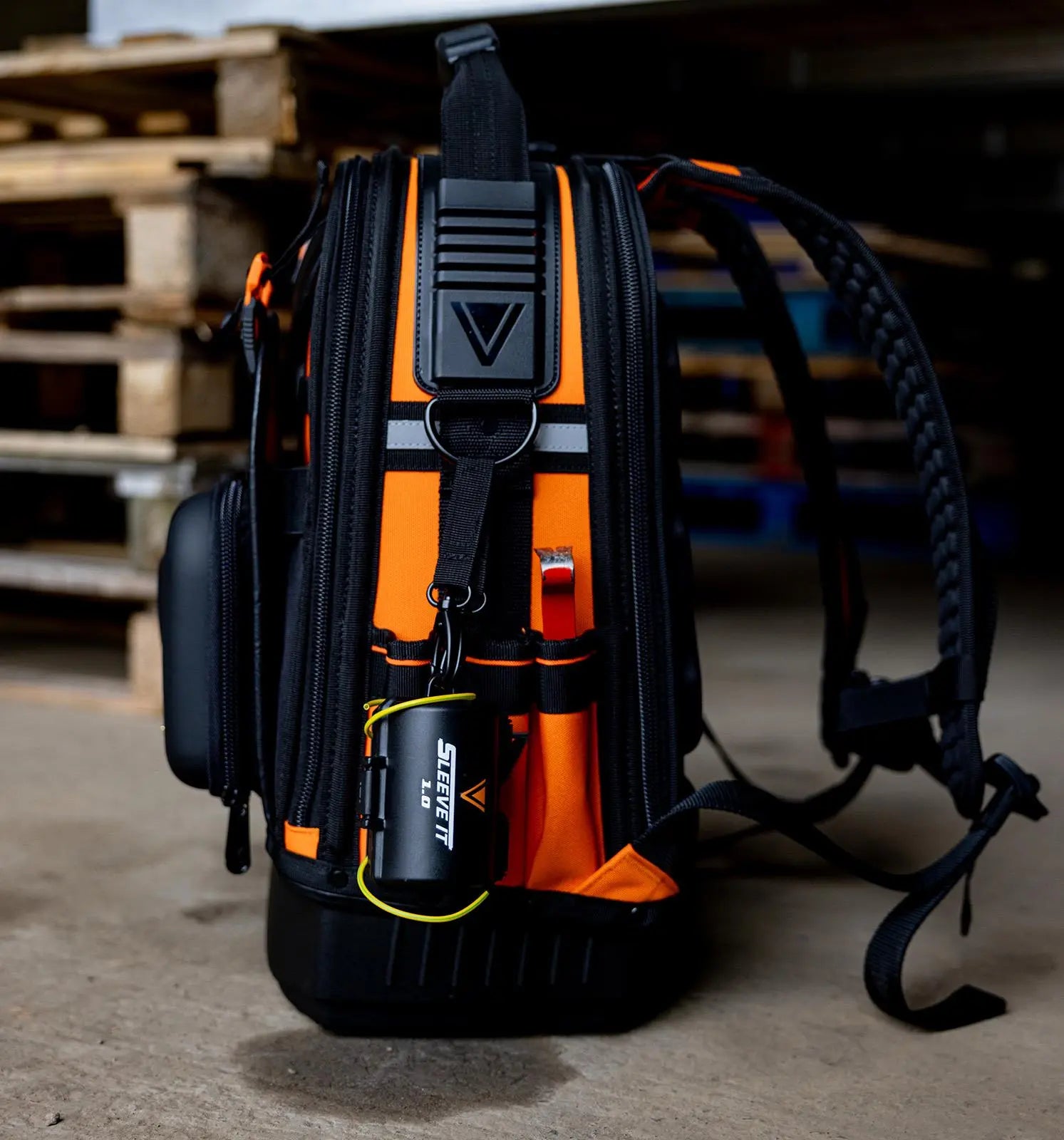 Velocity Rogue 50 Backpack Orange Connect Compatible BP-50-O-C White Rose Tools