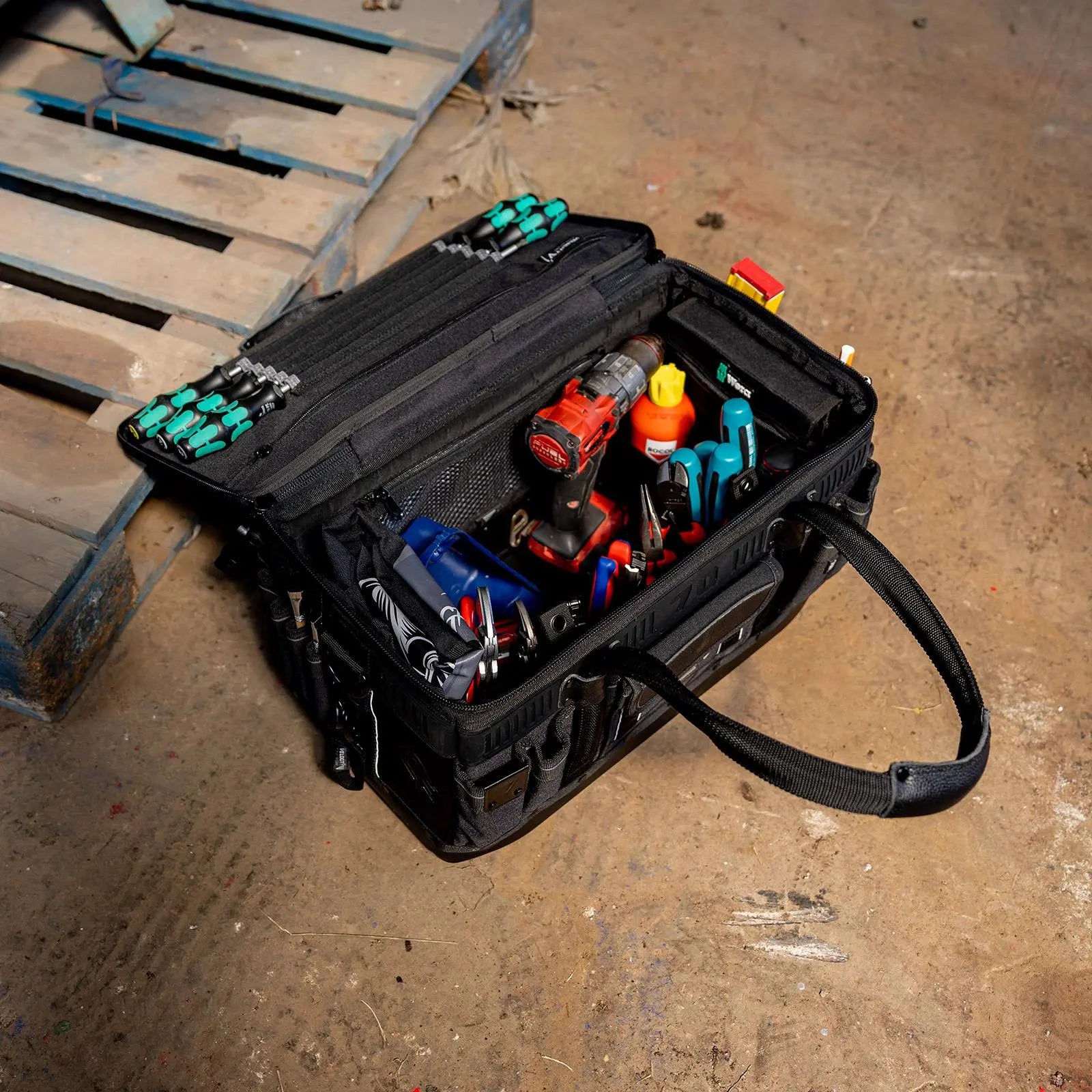 Velocity Rogue 70 PB Plumber Kit Bag - Shadow Black - Connect Compatible KB-70-S White Rose Tools