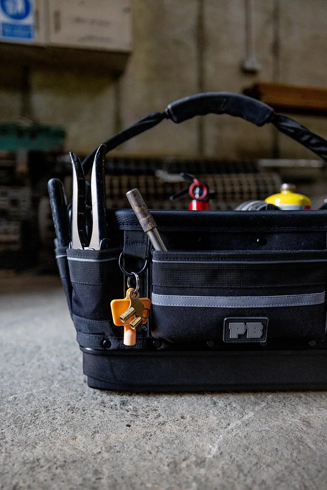 Velocity Rogue 80 PB Open Tote Soldering Bag Black Connect Compatible OT-80-B White Rose Tools