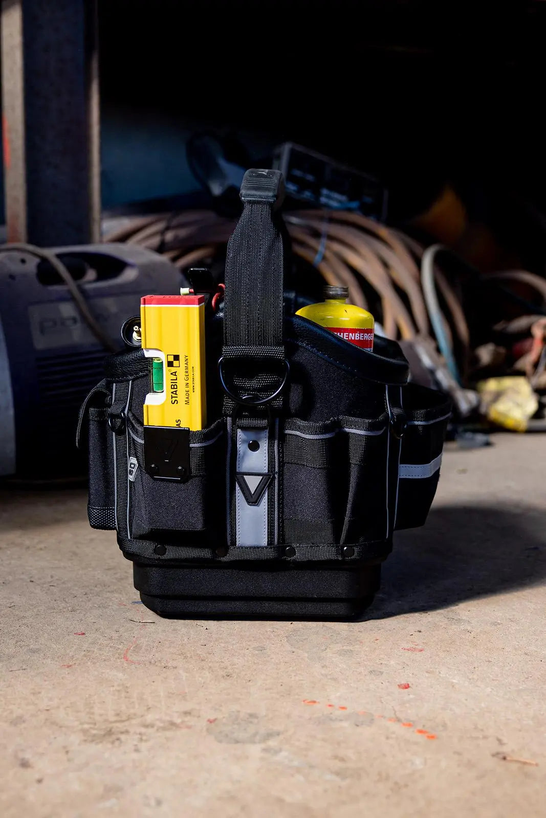 Velocity Rogue 80XS PB XS Soldering Bag Open Tote - Shadow Black OT-80XS-B  White Rose Tools