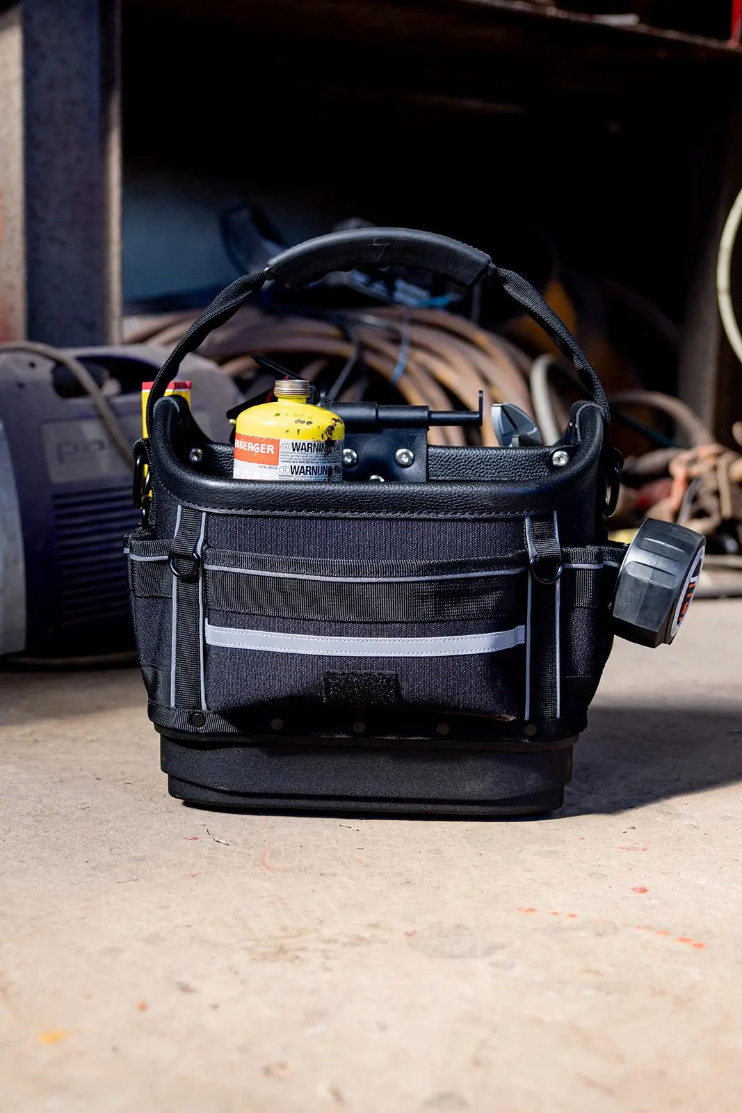 Velocity Rogue 80XS PB XS Soldering Bag Open Tote - Shadow Black OT-80XS-B  White Rose Tools