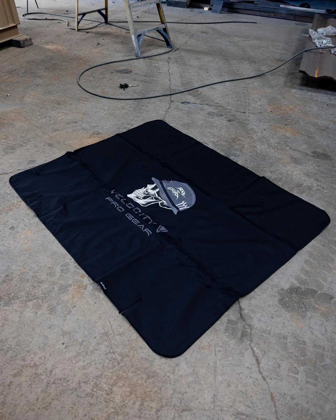 Velocity Work Mat Waterproof 1800 x 1460mm Shadow Black WM-04 White Rose Tools