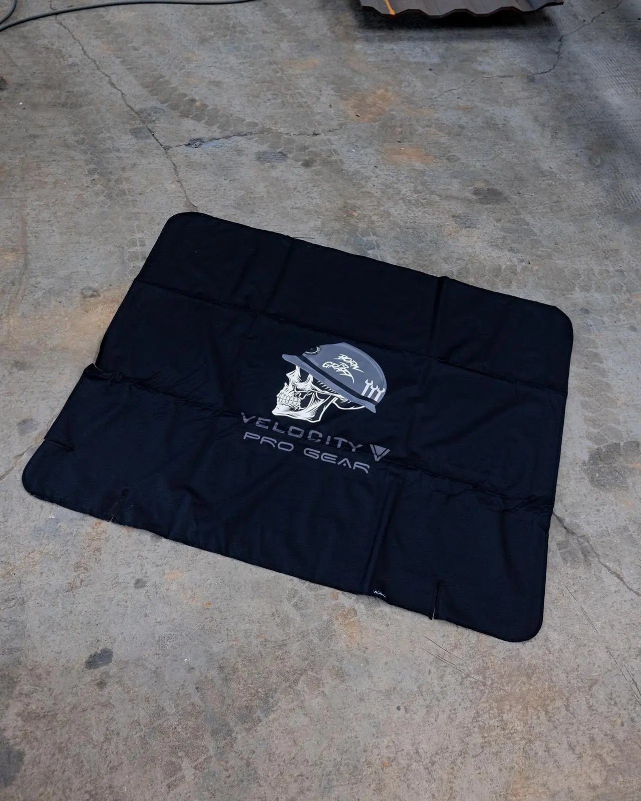 Velocity Work Mat Waterproof 1800 x 1460mm Shadow Black WM-04 White Rose Tools