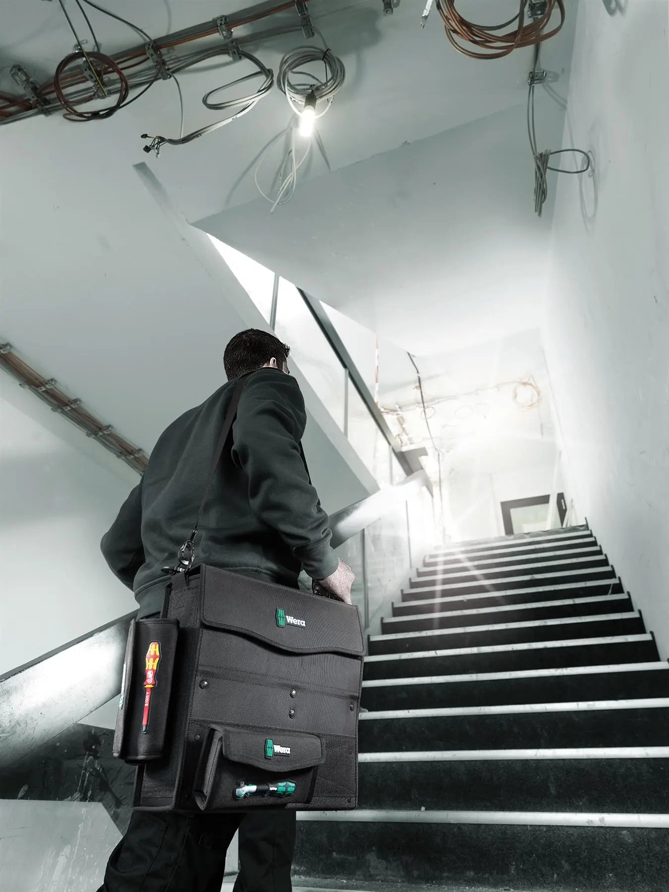 Wera 2go 2 Tool Container 3 Piece Tool Storage Bag White Rose Tools