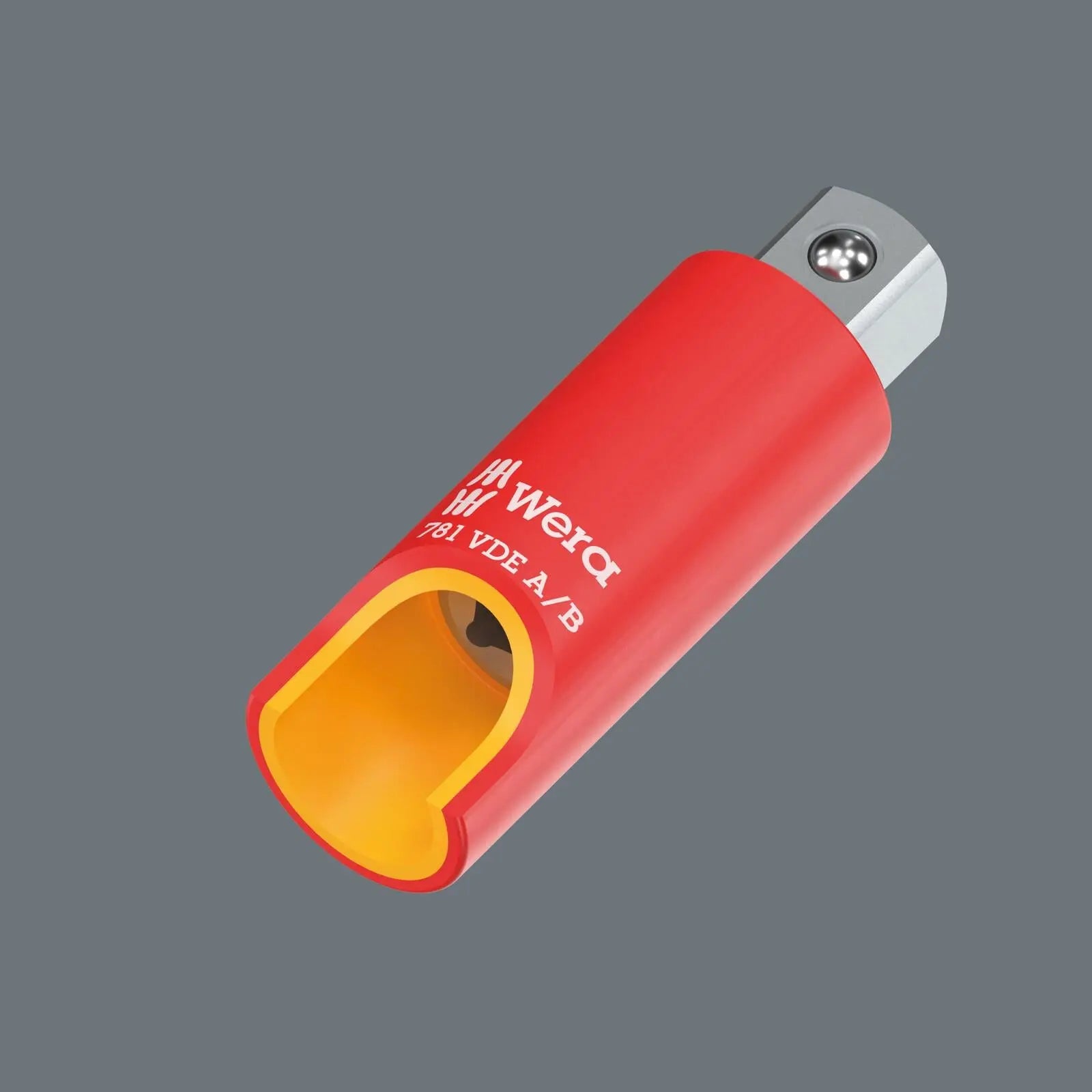 Wera 781 A/B VDE Insulated Socket Adaptor Connector 1/4" to 3/8" Drive White Rose Tools