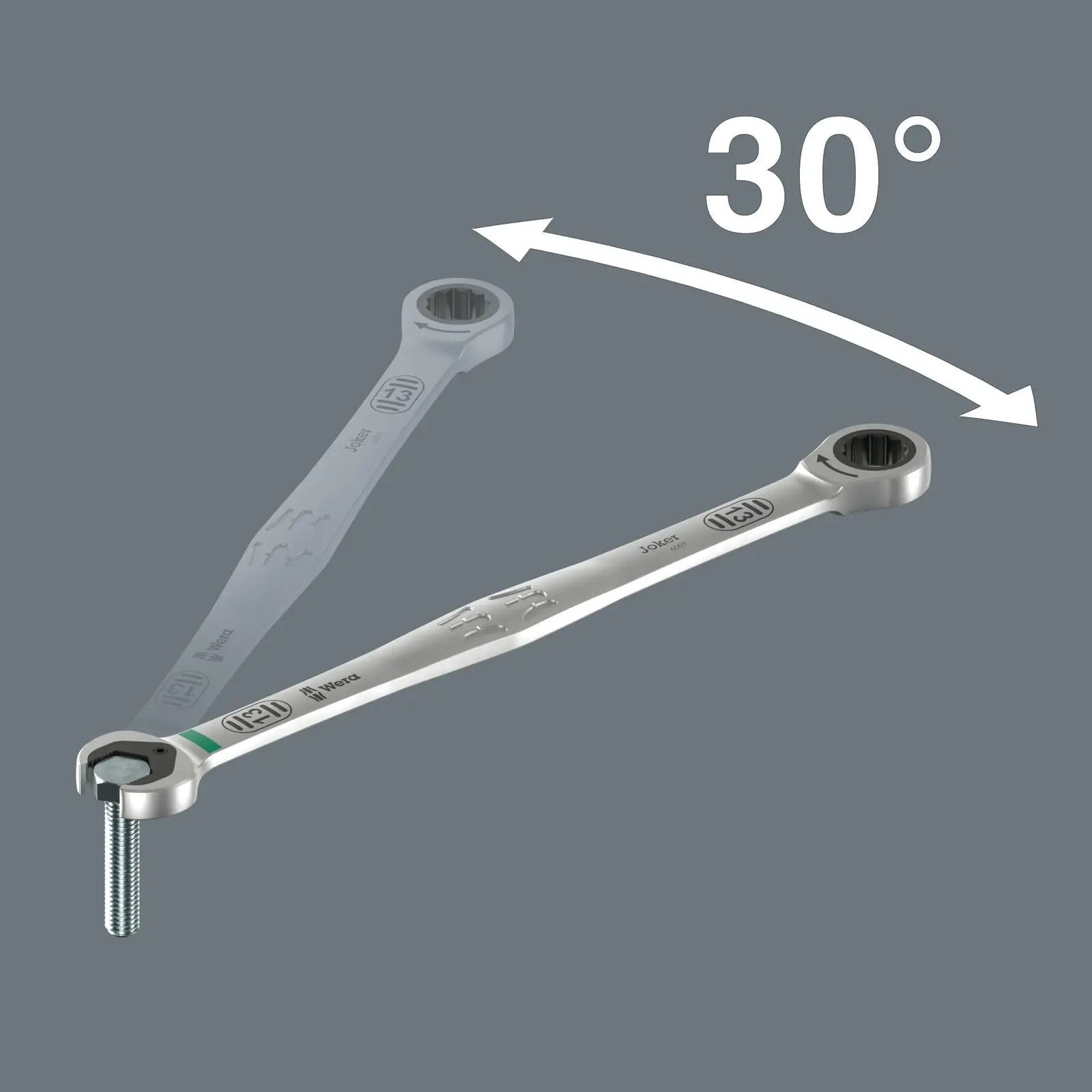 Wera 9735 Foam Insert 6007 Joker Set 1 Ratchet Combination Spanners Long Design 8-19mm 12 Pieces White Rose Tools