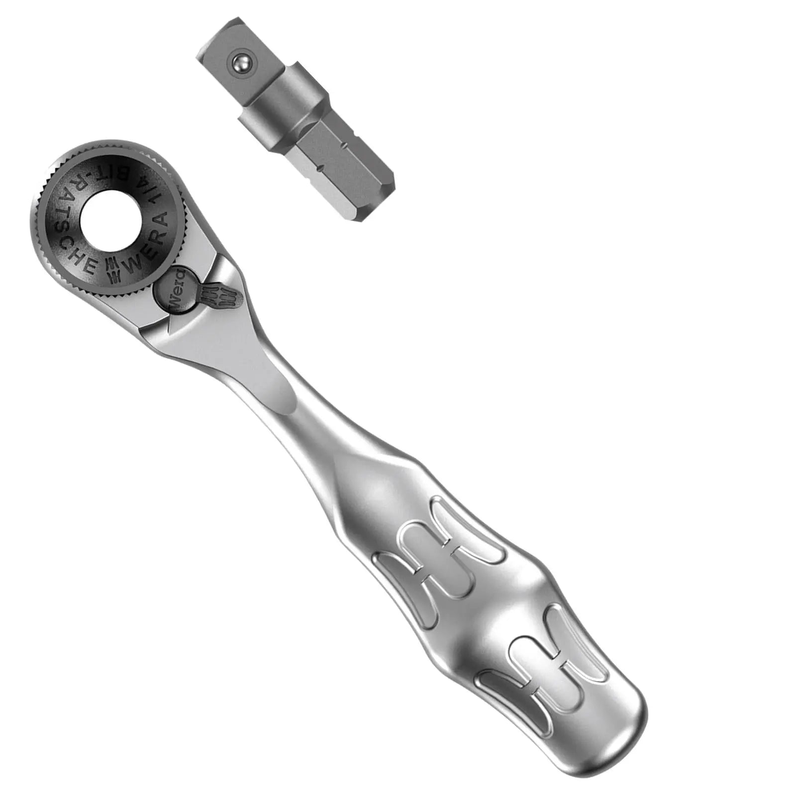 Wera Bicycle Set 1 14 Piece Tyre Levers 1/4" Hex Ratchet and Screwdriver Bits  White Rose Tools