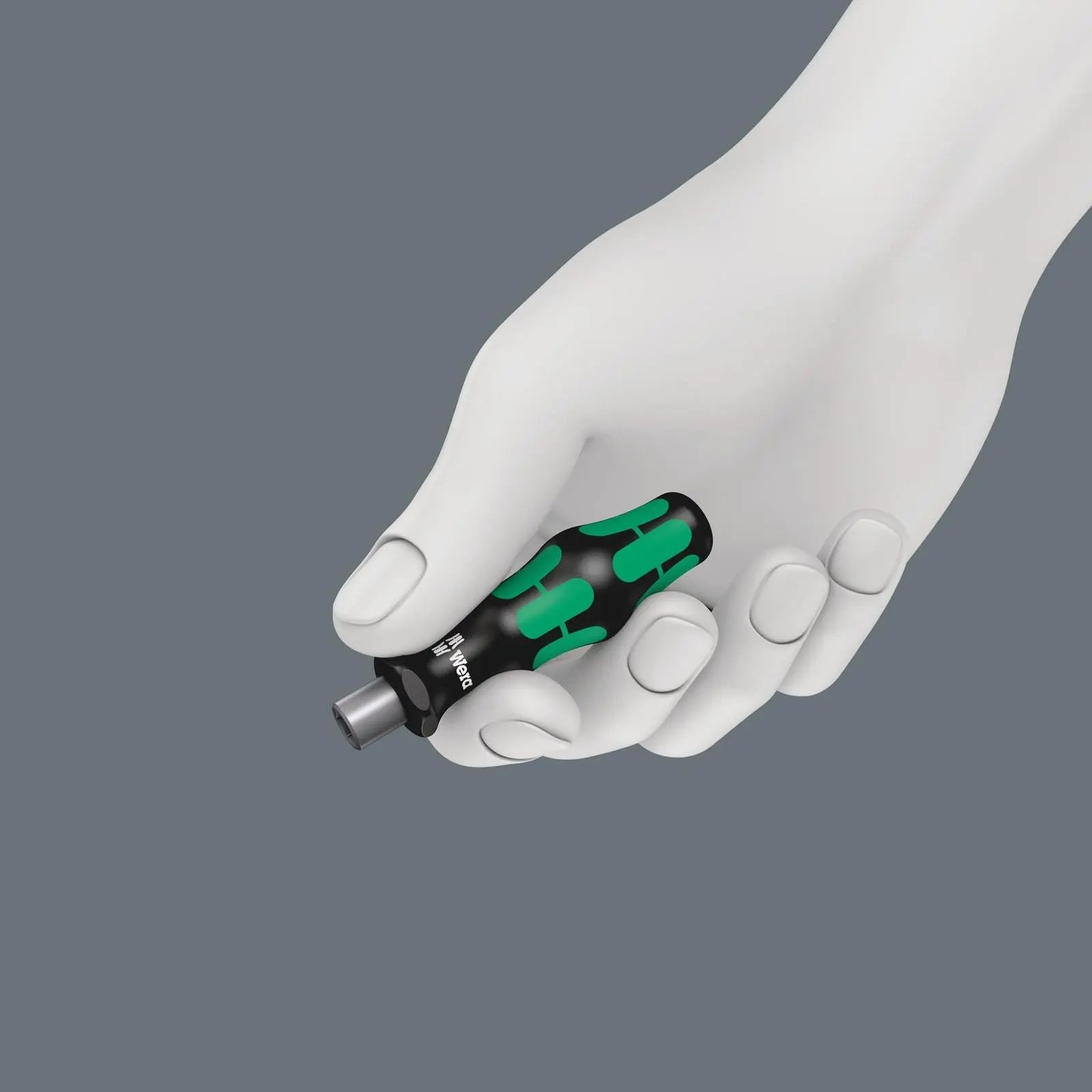 Wera Bit Holding Screwdriver 815/1 for 1/4" Hex Drive Bits Kraftform Handle White Rose Tools