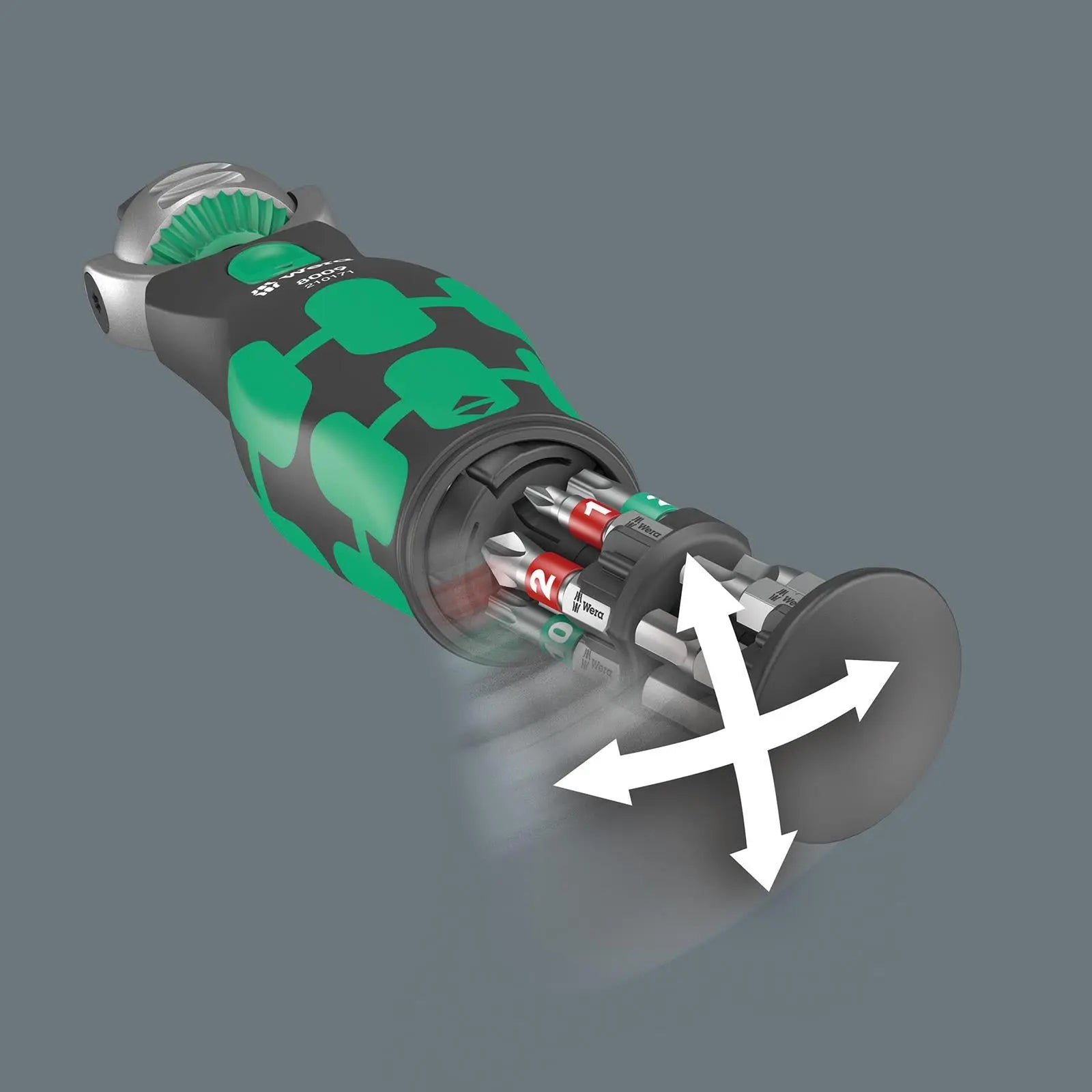 Wera Compact Screwdriver Socket Wrench Zyklop Pocket Imperial Set 1 13 Pieces 8009 3/8" Drive 1/4" Hex