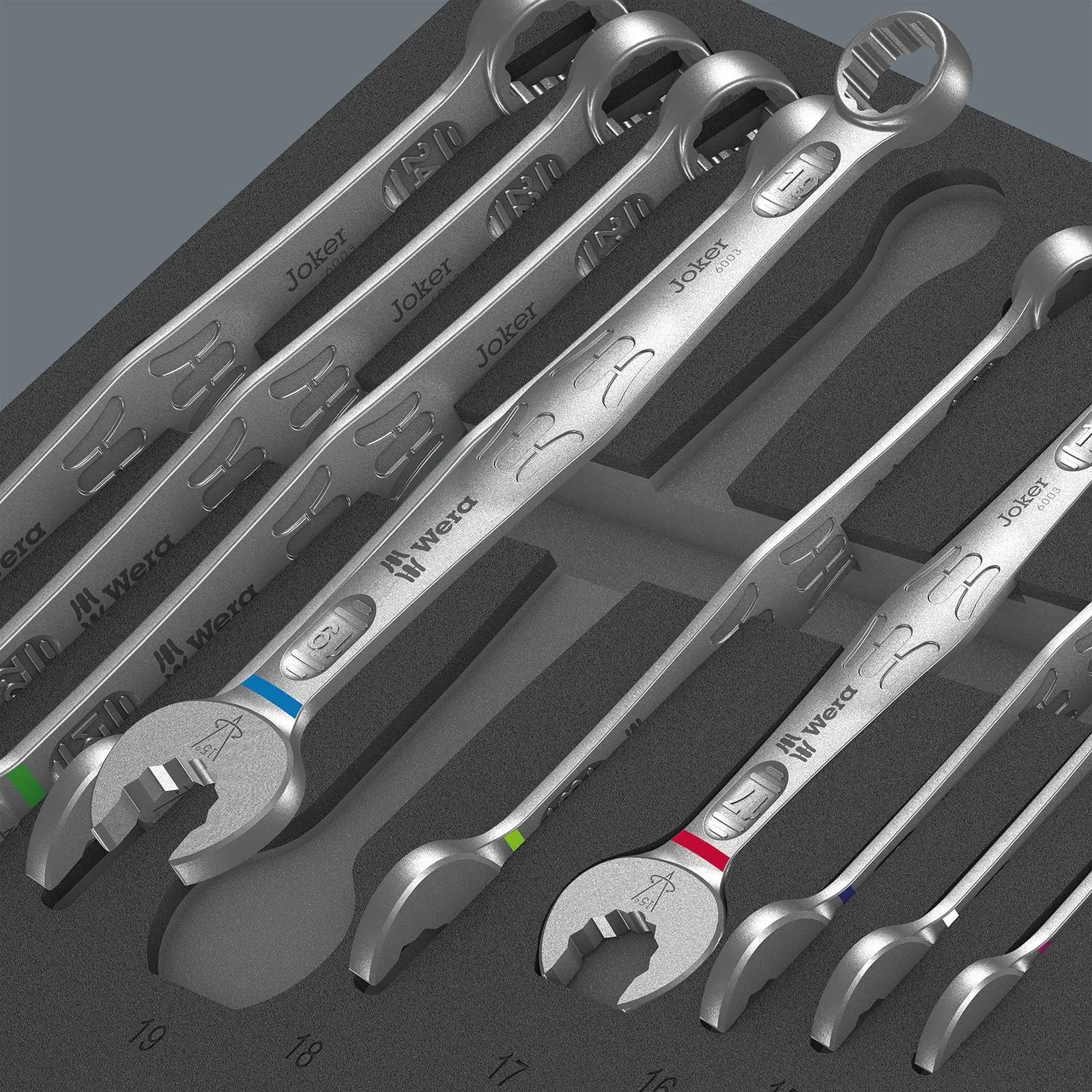 Wera Foam Insert 6003 Joker Set 1 9731 19 Pieces
