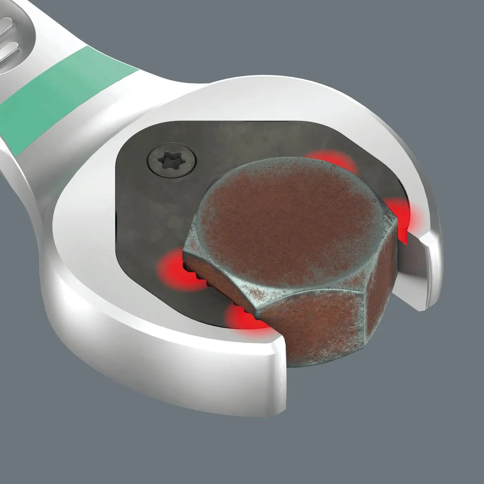 Wera Foam Insert Ratchet Combination Spanner Set 6001 Joker Switch Set 1 9733 8-19mm 11 Pieces White Rose Tools