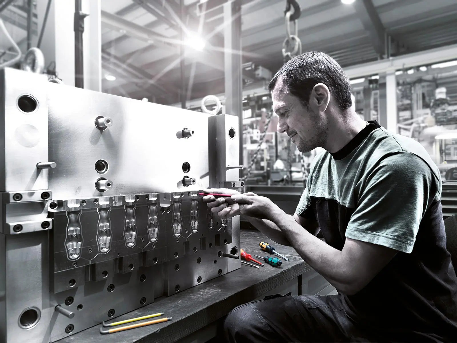 Wera Hex Key Set 950/9 Hex Plus L-Key Set Metric BlackLaser Christmas 2023 9 Pieces 1.5-10mm  White Rose Tools