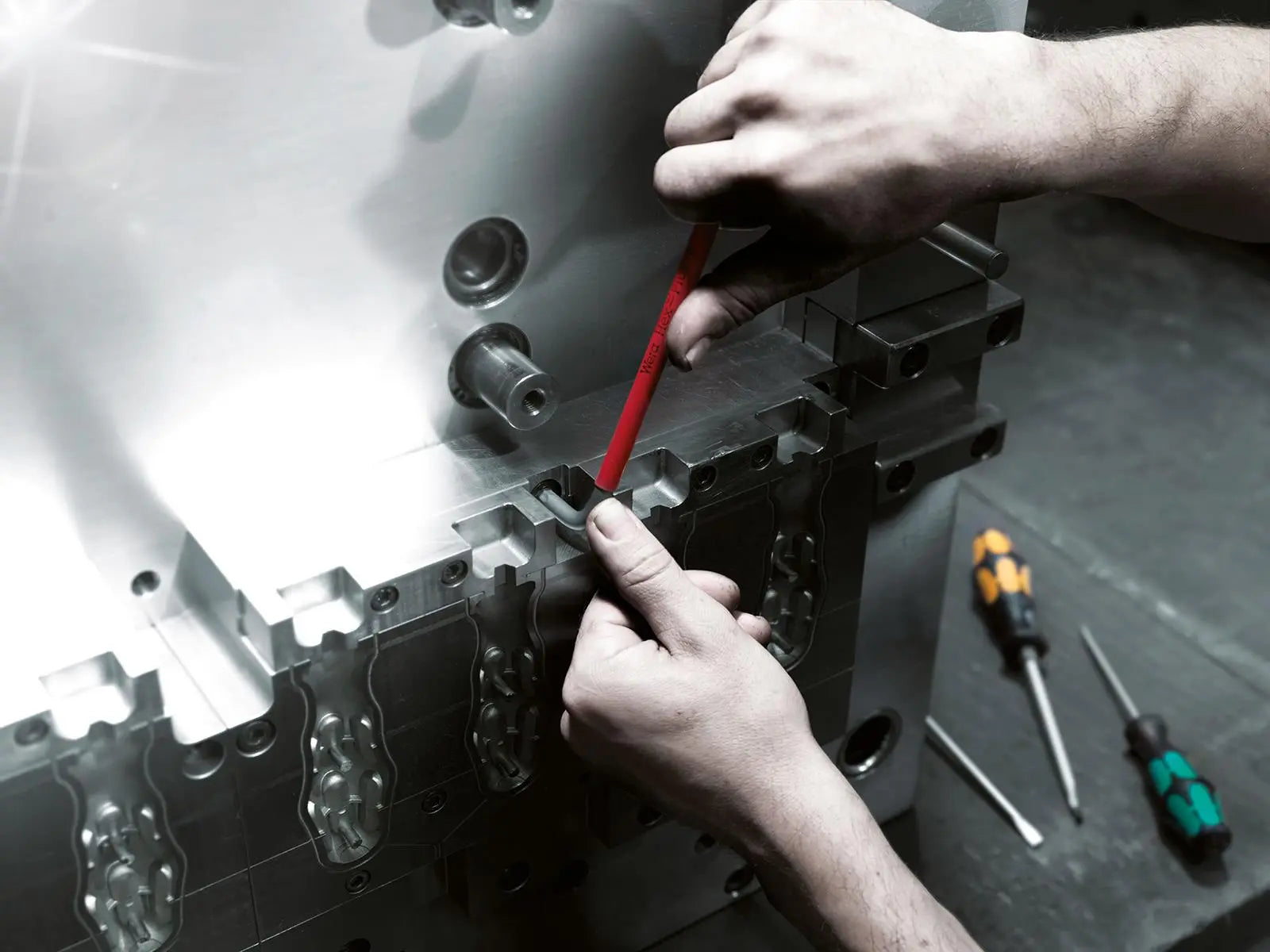 Wera Hex Plus Multicolour Metric 1 SB 950/9 L Key Set BlackLaser 9 Piece 1.5-10mm