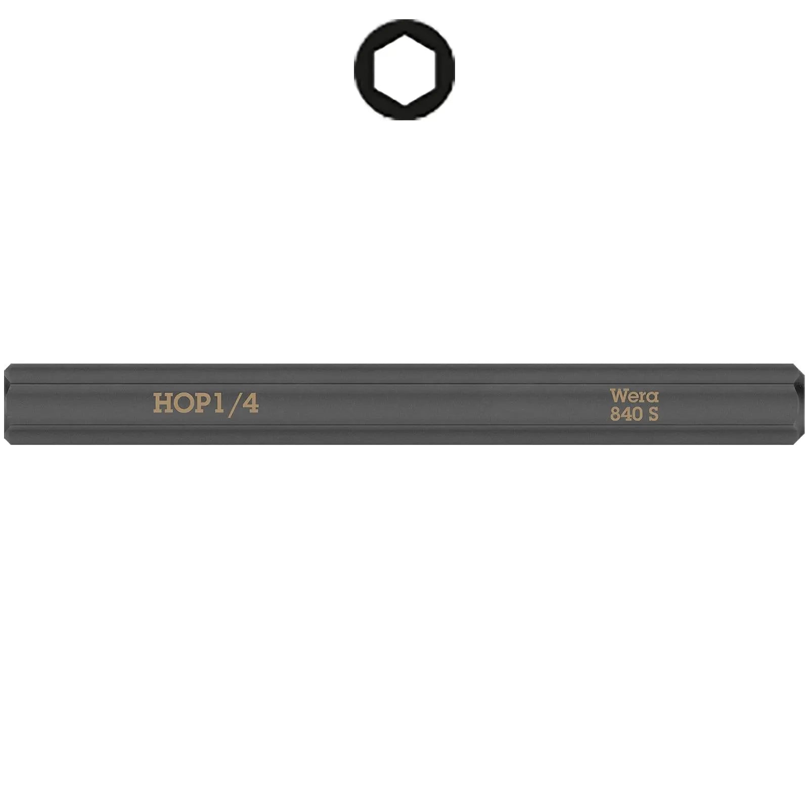 Wera Impact Screwdriver Bit for use with 921 Impact Screwdriver Slotted Hex Phillips Pozi Torx Square White Rose Tools