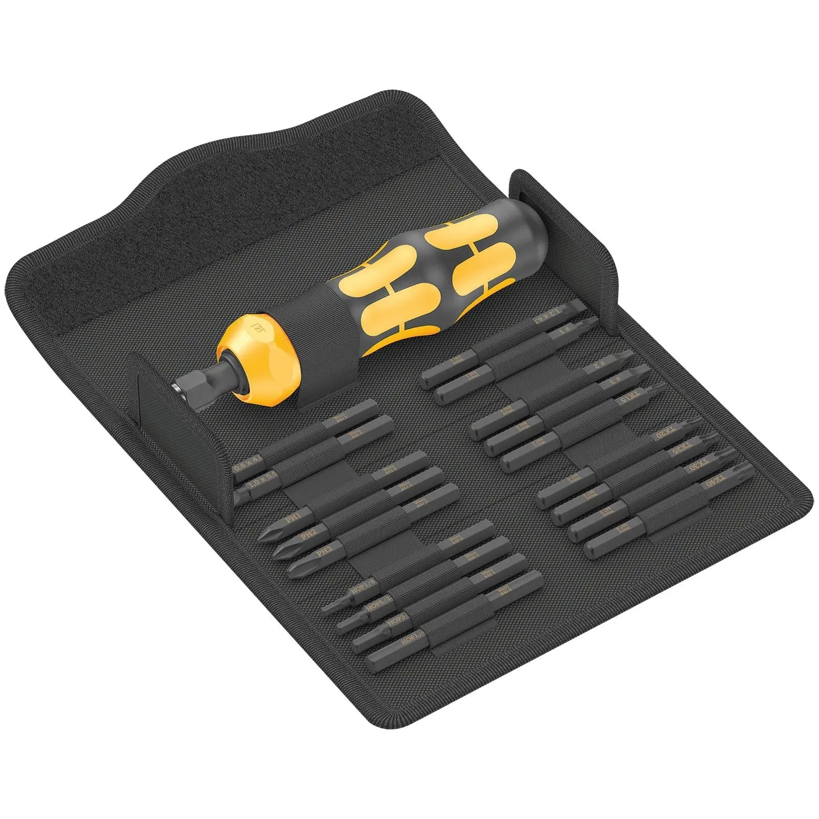 Wera Impact Screwdriver Kraftform Kompakt 900 Imperial Set 1 19 Pieces in Case