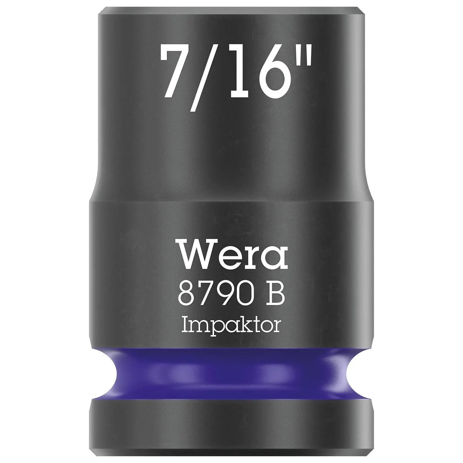 Wera Impact Socket 3/8" Drive 8790 B Impaktor Choose Size Metric 8-24mm or Imperial 1/4"-1 White Rose Tools