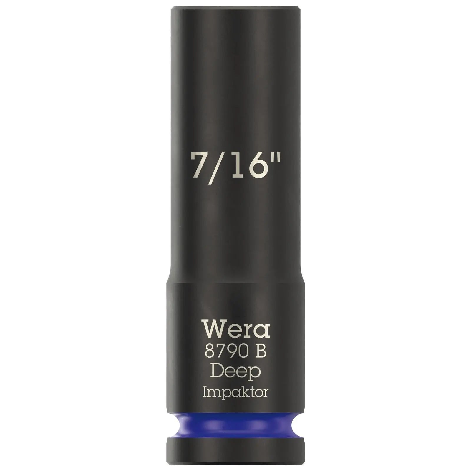 Wera Impact Socket Deep 3/8" Drive 8790 B Impaktor Metric Imperial - Choose Size White Rose Tools