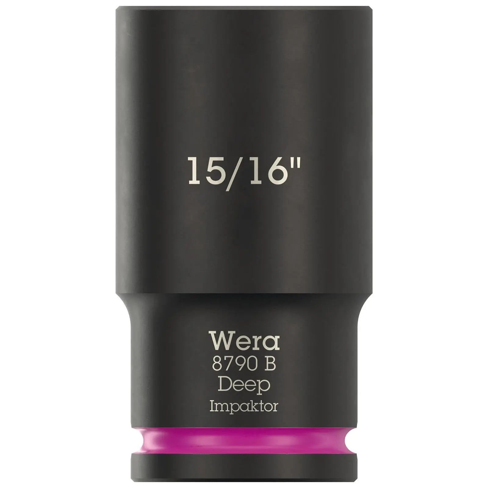 Wera Impact Socket Deep 3/8" Drive 8790 B Impaktor Metric Imperial - Choose Size White Rose Tools