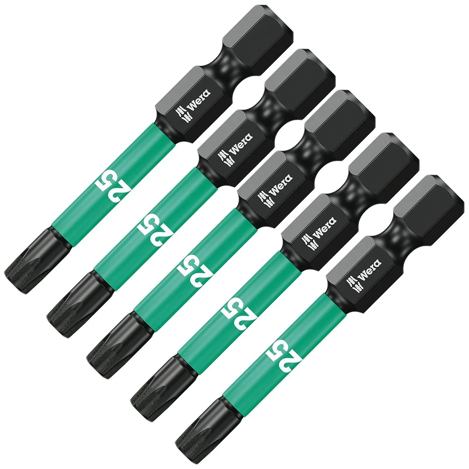 Wera Impaktor Impact Screwdriver Bits Pozi Phillips Torx Hex 25mm 50mm Length