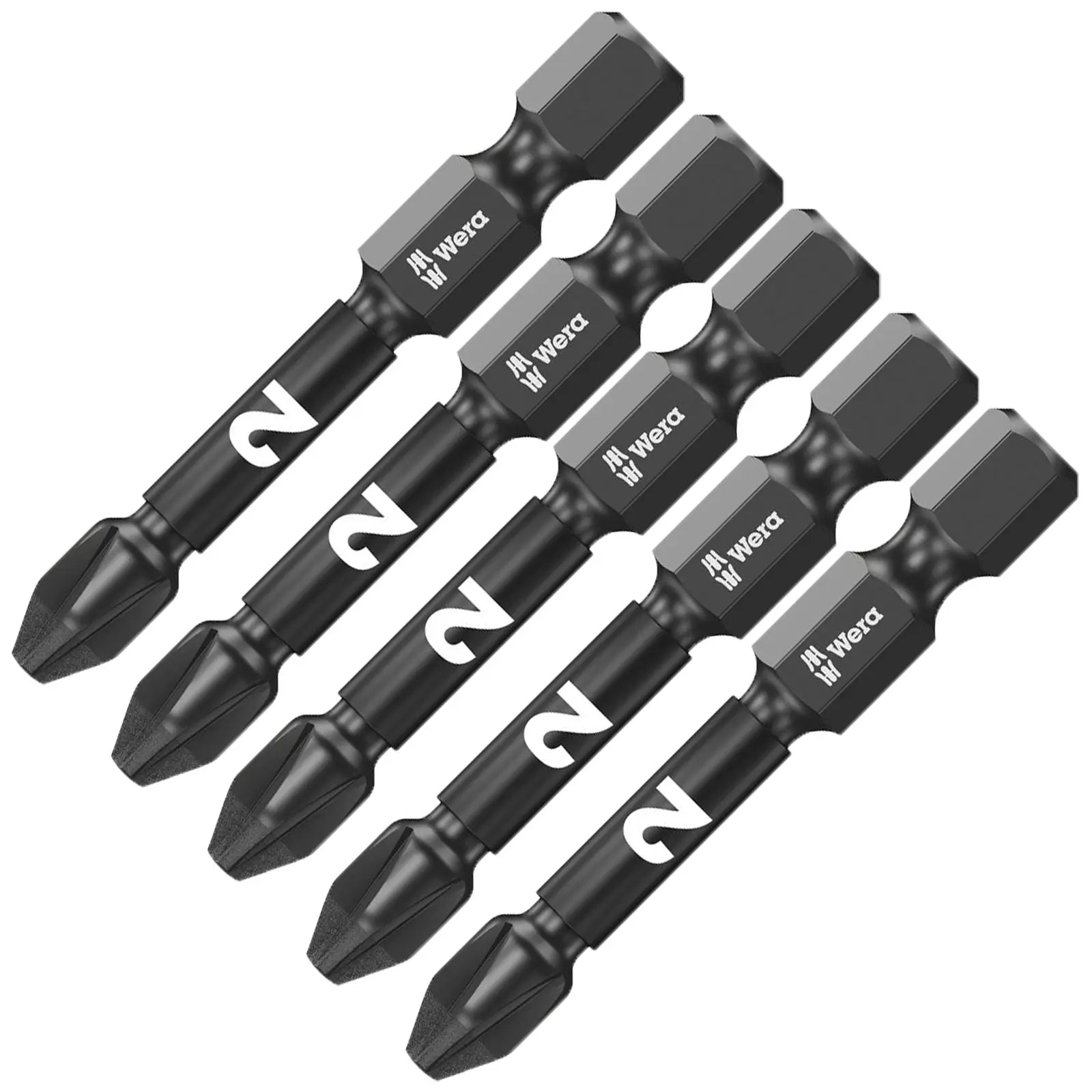 Wera Impaktor Impact Screwdriver Bits Pozi Phillips Torx Hex 25mm 50mm Length