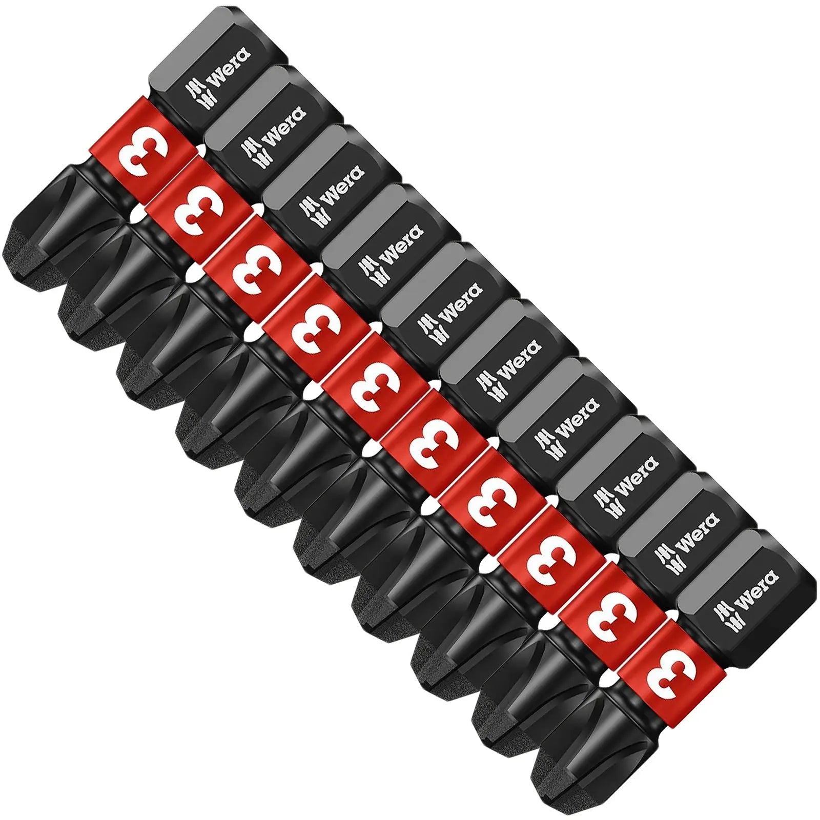 Wera Impaktor Impact Screwdriver Bits Pozi Phillips Torx Hex 25mm 50mm Length