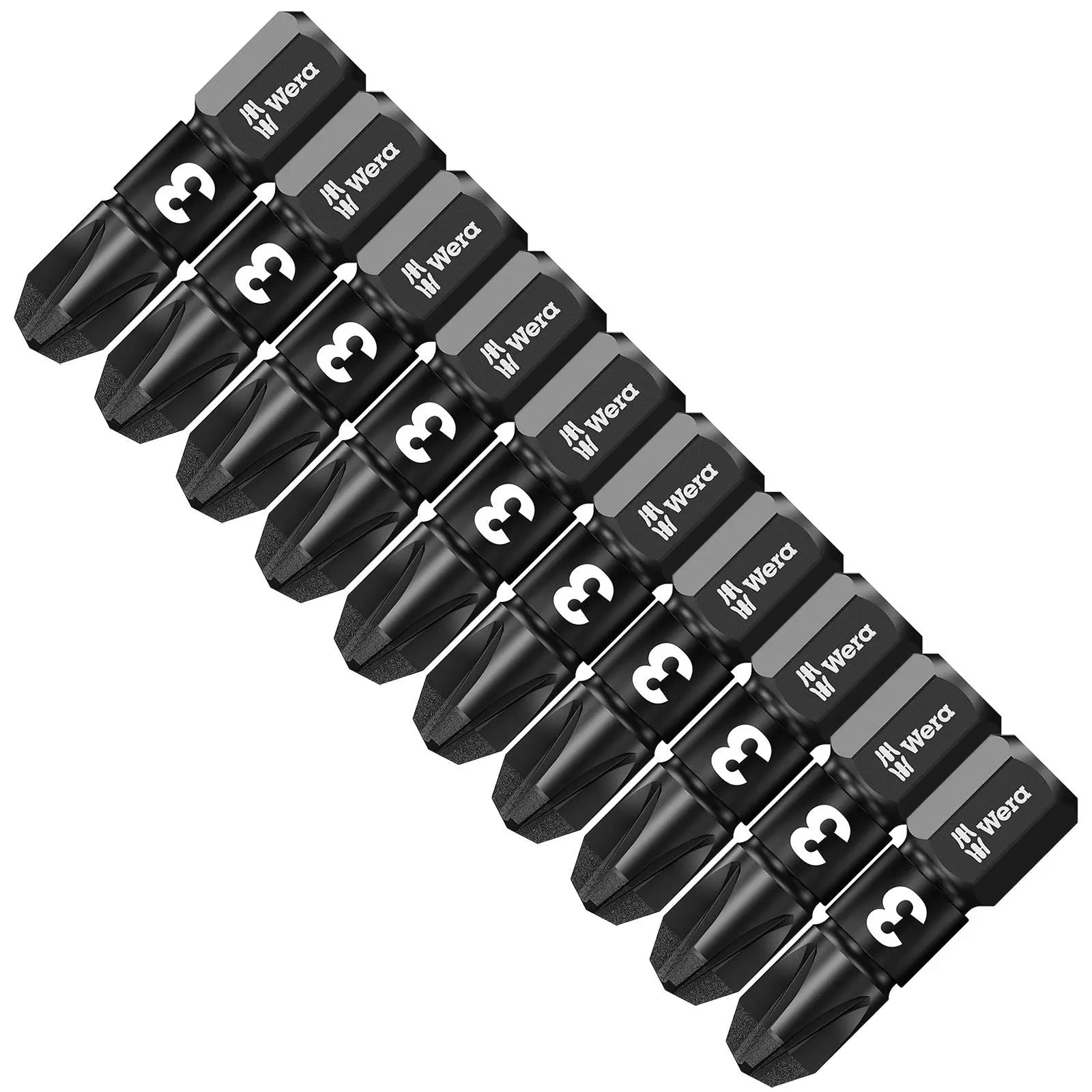 Wera Impaktor Impact Screwdriver Bits Pozi Phillips Torx Hex 25mm 50mm Length