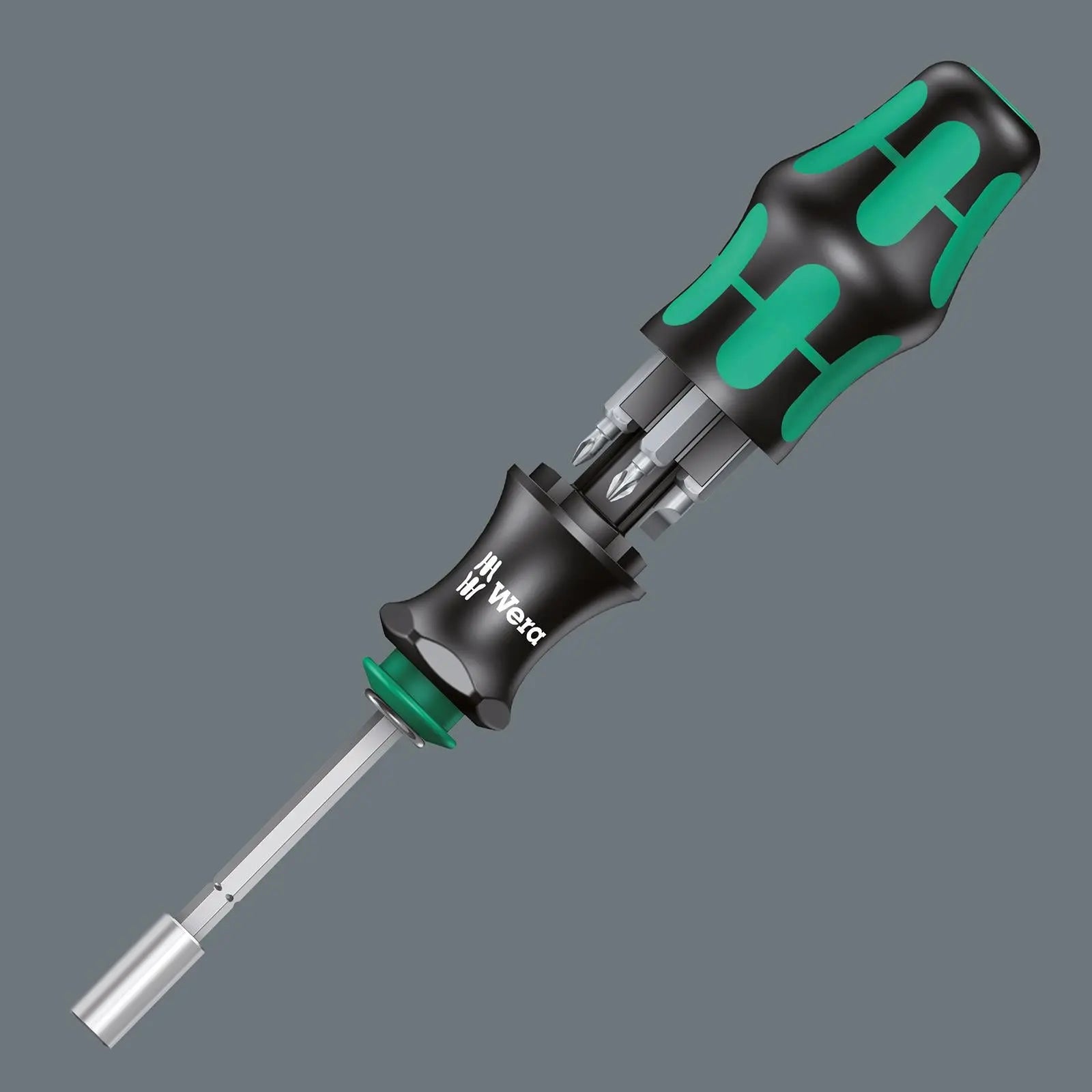 Wera Interchangable Screwdriver Set Kraftform Kompakt 28 SB 7 Pieces White Rose Tools