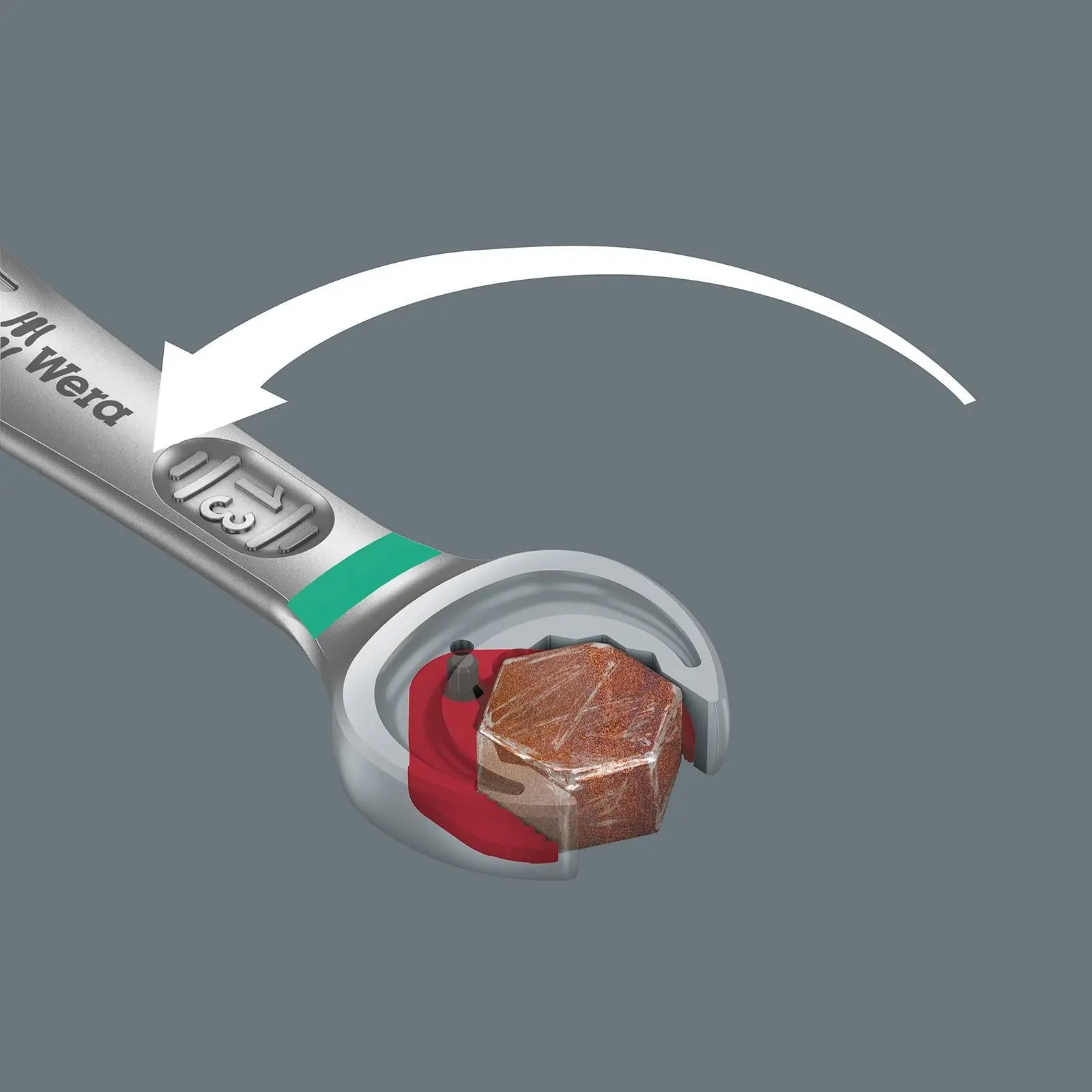 Wera Joker Ratchet Combination Spanner Wrench Set SB 4 Piece 10-19mm