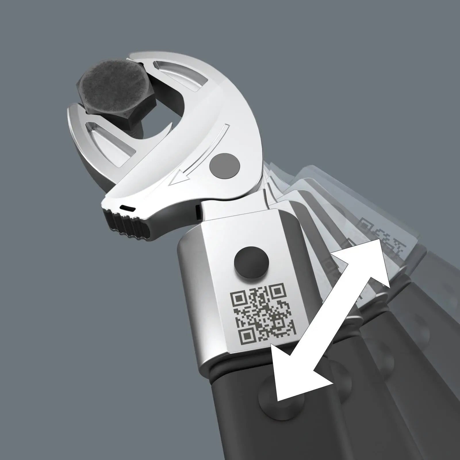 Wera Joker Spanner Wrench L 16-19mm 7870 Self Setting Insert for Click Torque X 9x12mm Mounting  White Rose Tools