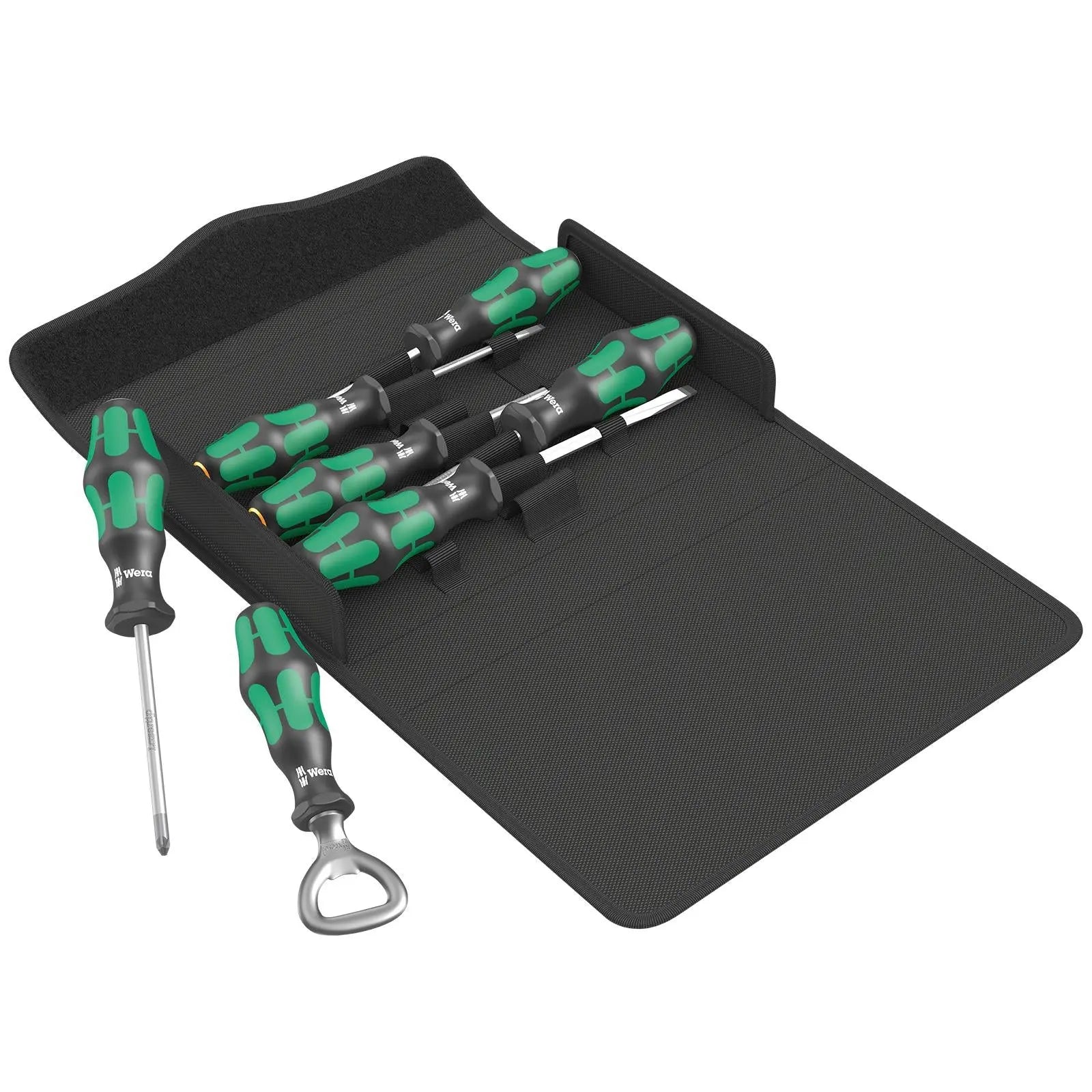 Wera Kraftform 300/7 Set 3 Screwdriver Set with Lasertip 7 Piece in Case