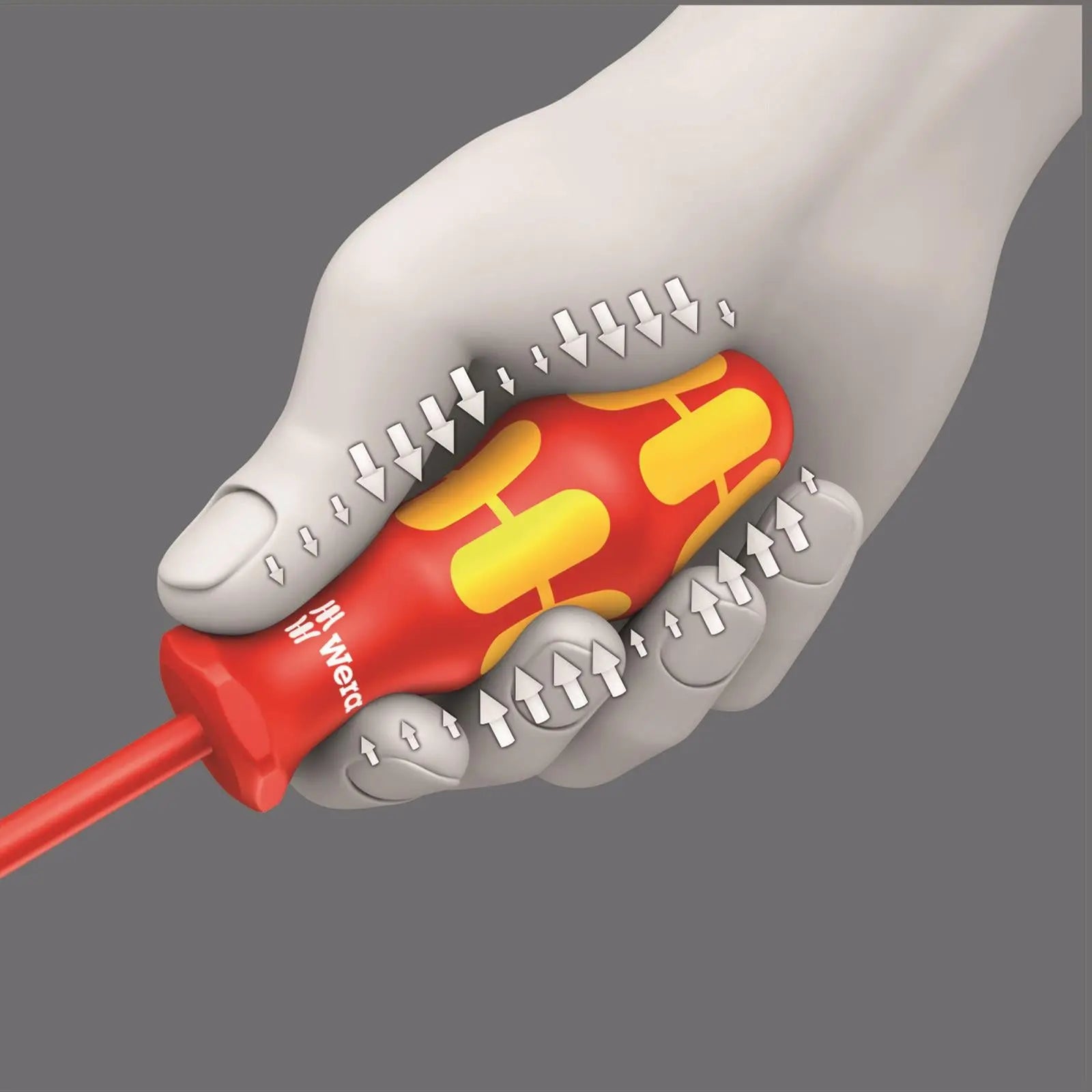 Wera Kraftform Plus VDE Insulated Screwdrivers 160i Slotted Lasertip 10,000V