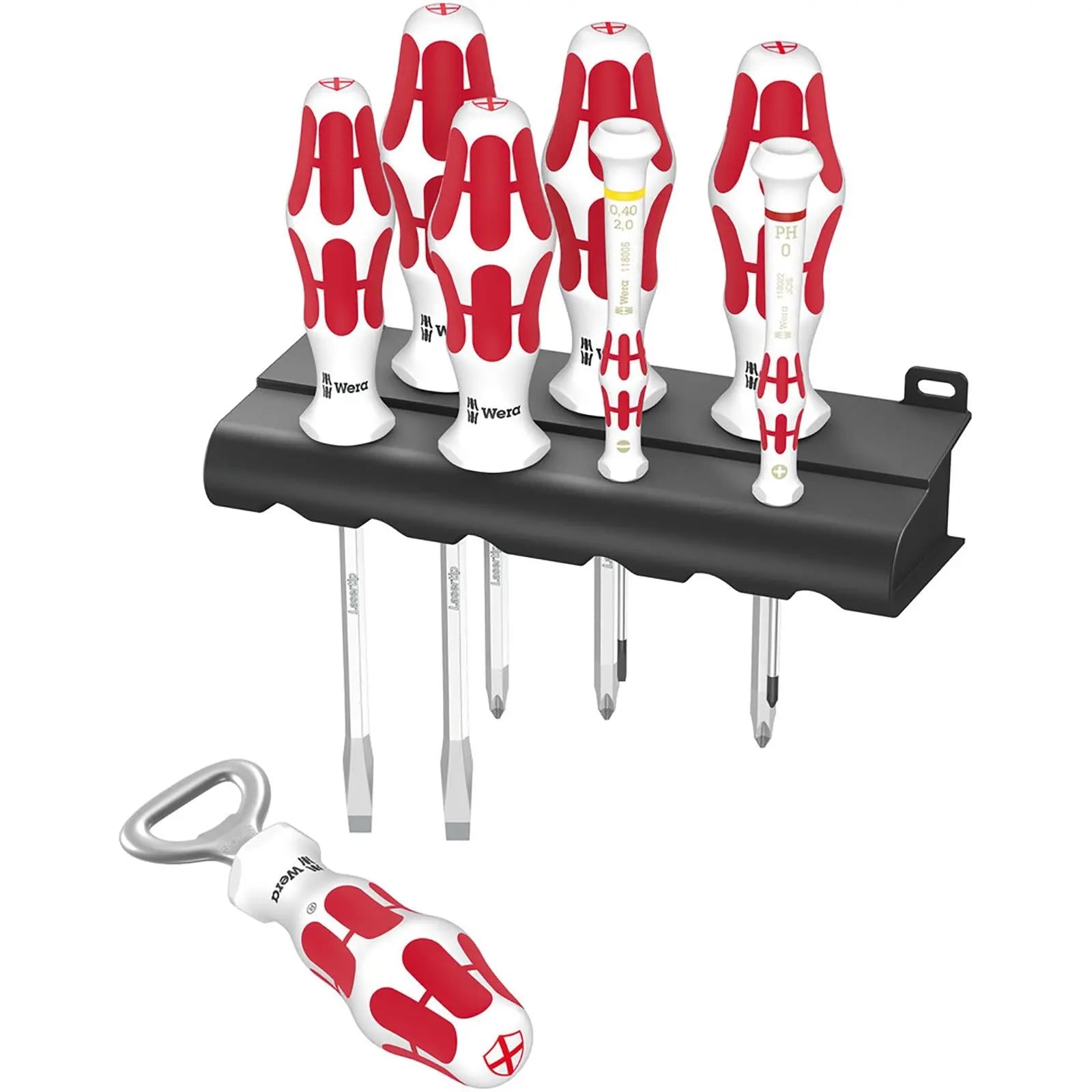 Wera Kraftform Sports Edition England Scotland Ireland Wales Screwdriver Set Bottle Opener 32 Piece BIG PACK White Rose Tools