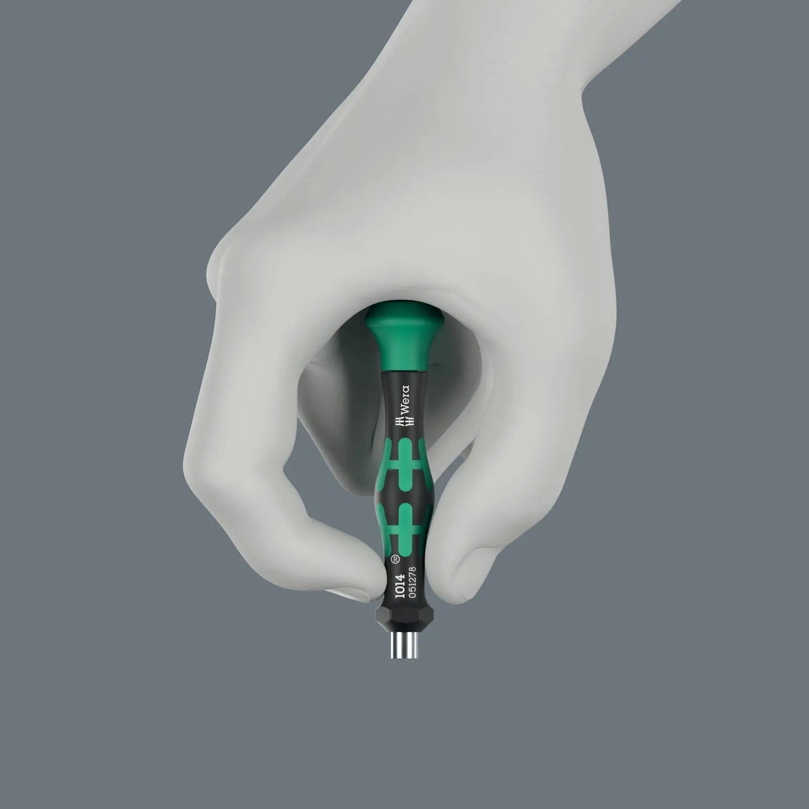 Wera Micro Bit Holding Precision Screwdriver 1014 Kraftform Micro for 4mm Hex Drive Bits White Rose Tools