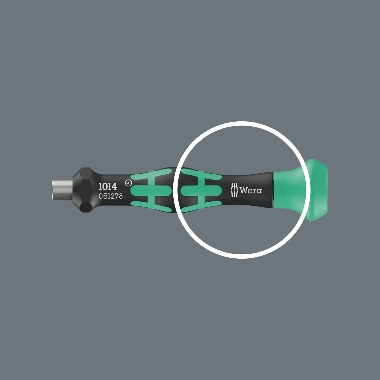 Wera Micro Bit Holding Precision Screwdriver 1014 Kraftform Micro for 4mm Hex Drive Bits  White Rose Tools