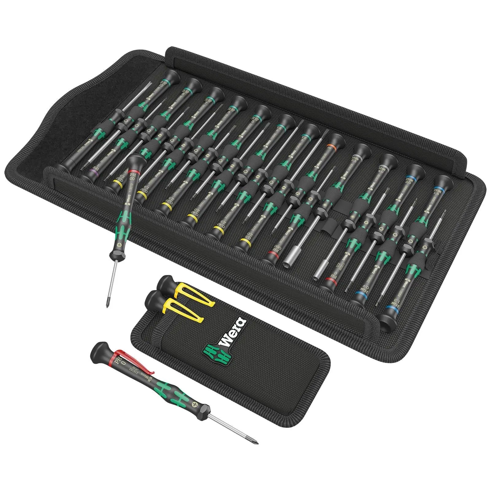 Wera Micro Screwdriver Set Big Pack 2 Kraftform Electronics Kit 29 Pieces White Rose Tools