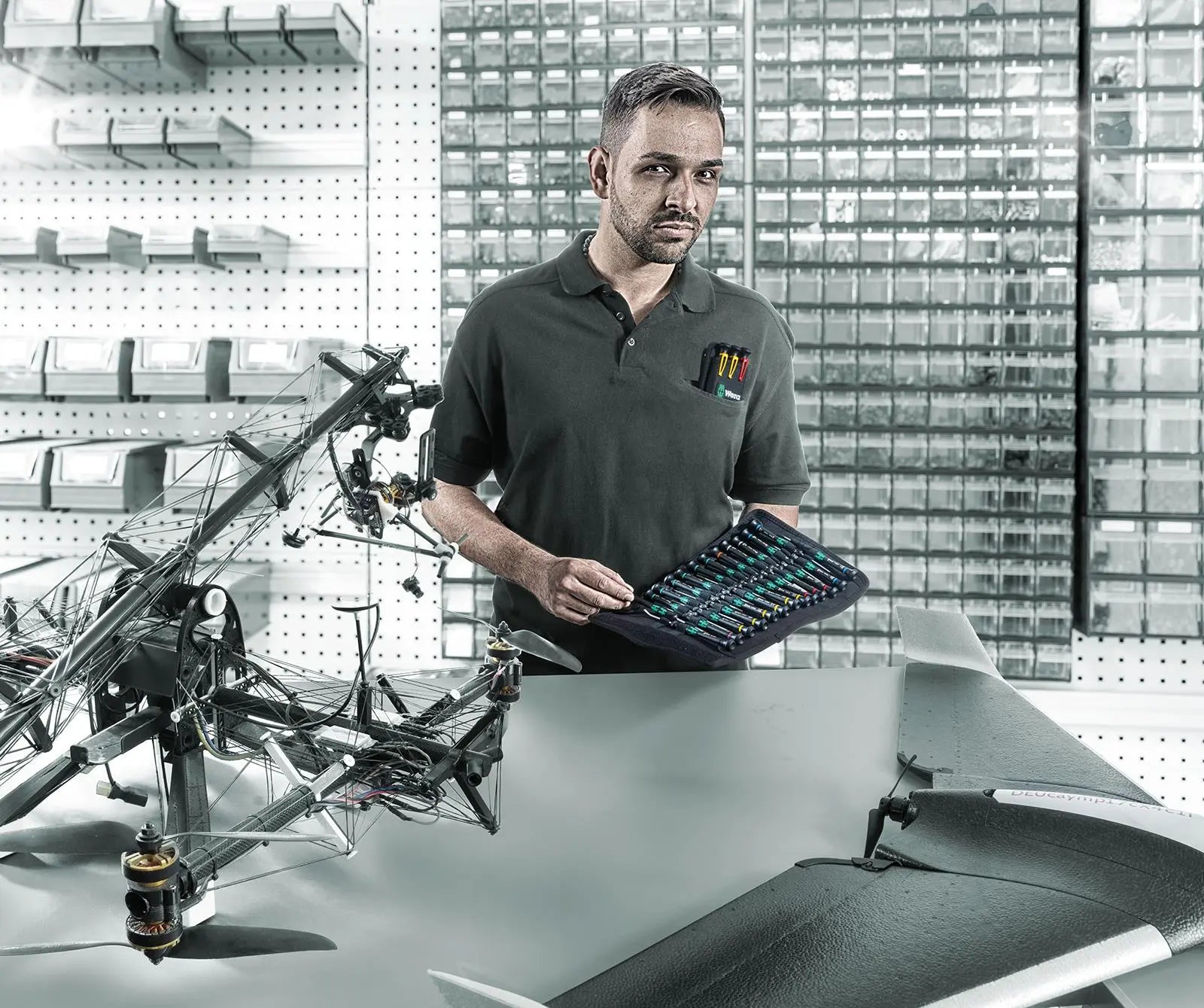 Wera Micro Screwdriver Set Big Pack 2 Kraftform Electronics Kit 29 Pieces White Rose Tools