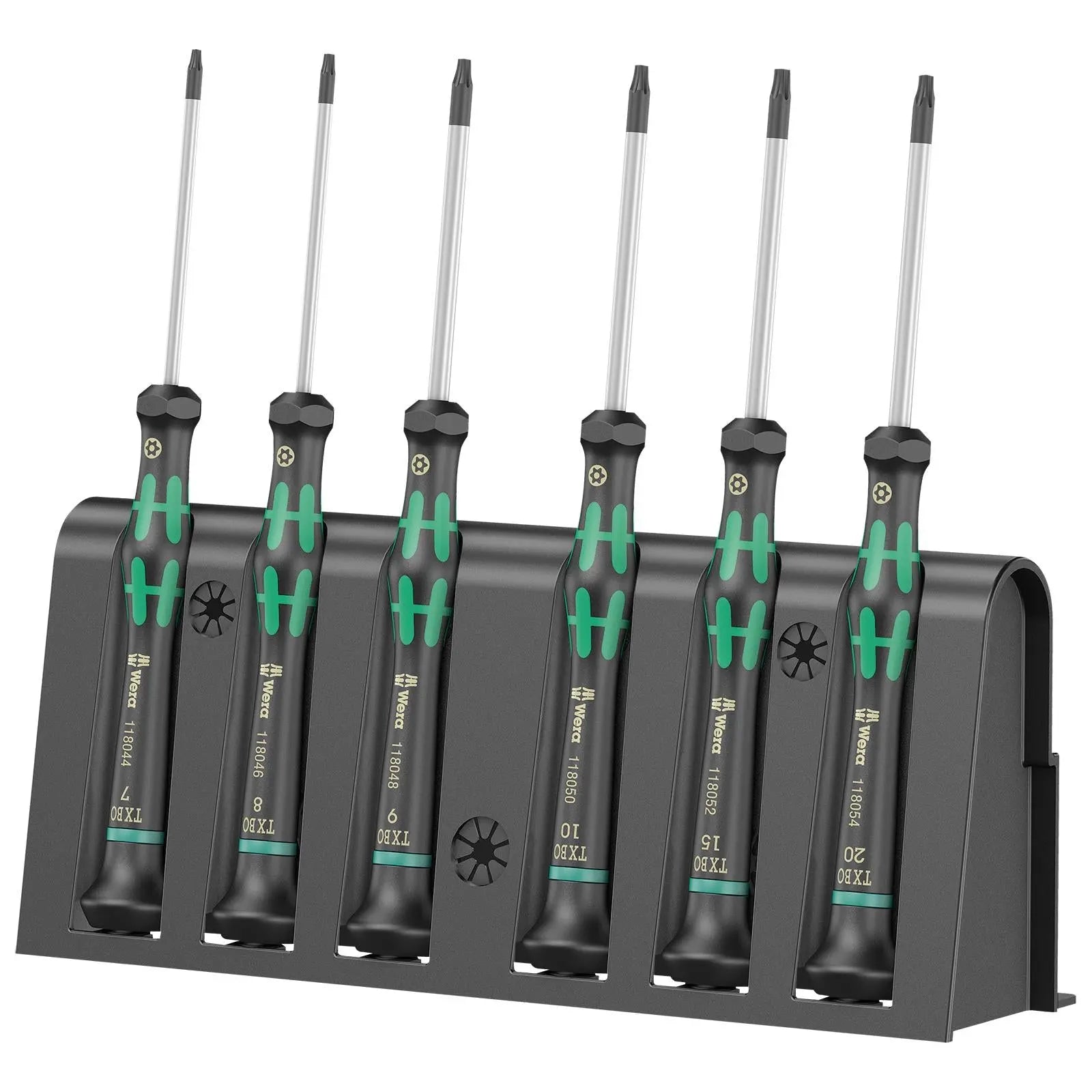 Wera Micro Screwdriver Set Kraftform TORX BO Tamper-Proof Screws 2067/6 6 Piece TX7-TX20