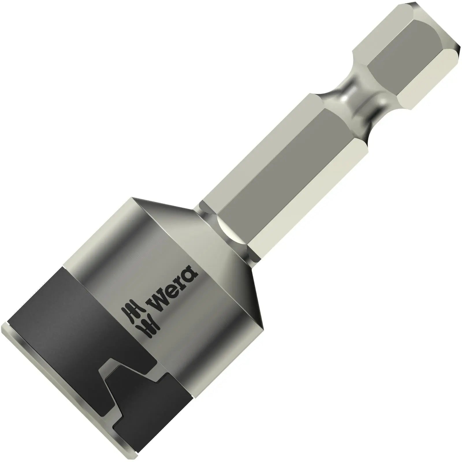 Wera Nut Driver Stainless Steel 1/4" Hex 50mm Long 3869/4 Nutsetters Stainless White Rose Tools