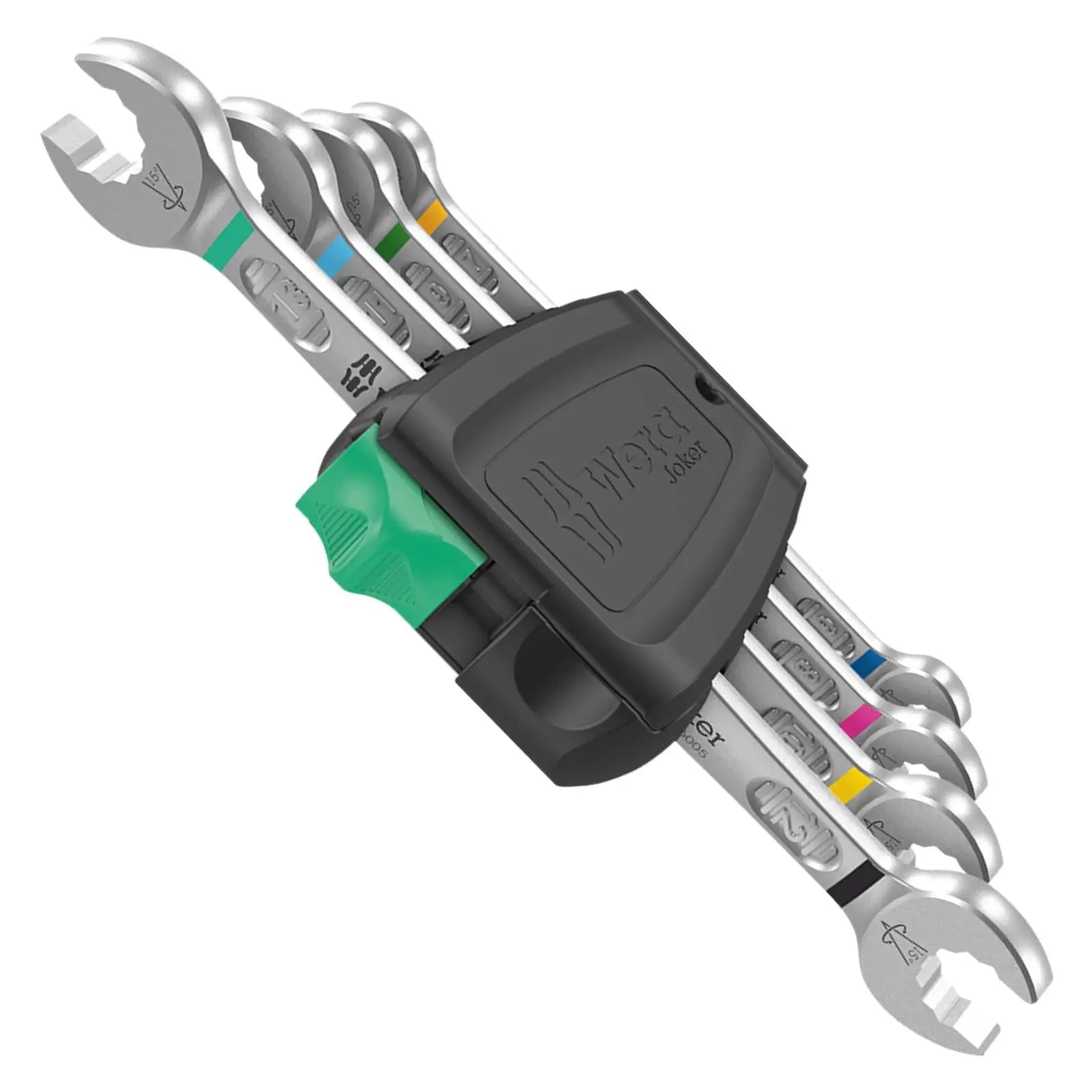 Wera Open Ended Spanner Wrench Set 4 Piece 6-13mm 6005 Joker 4 Set 1  White Rose Tools