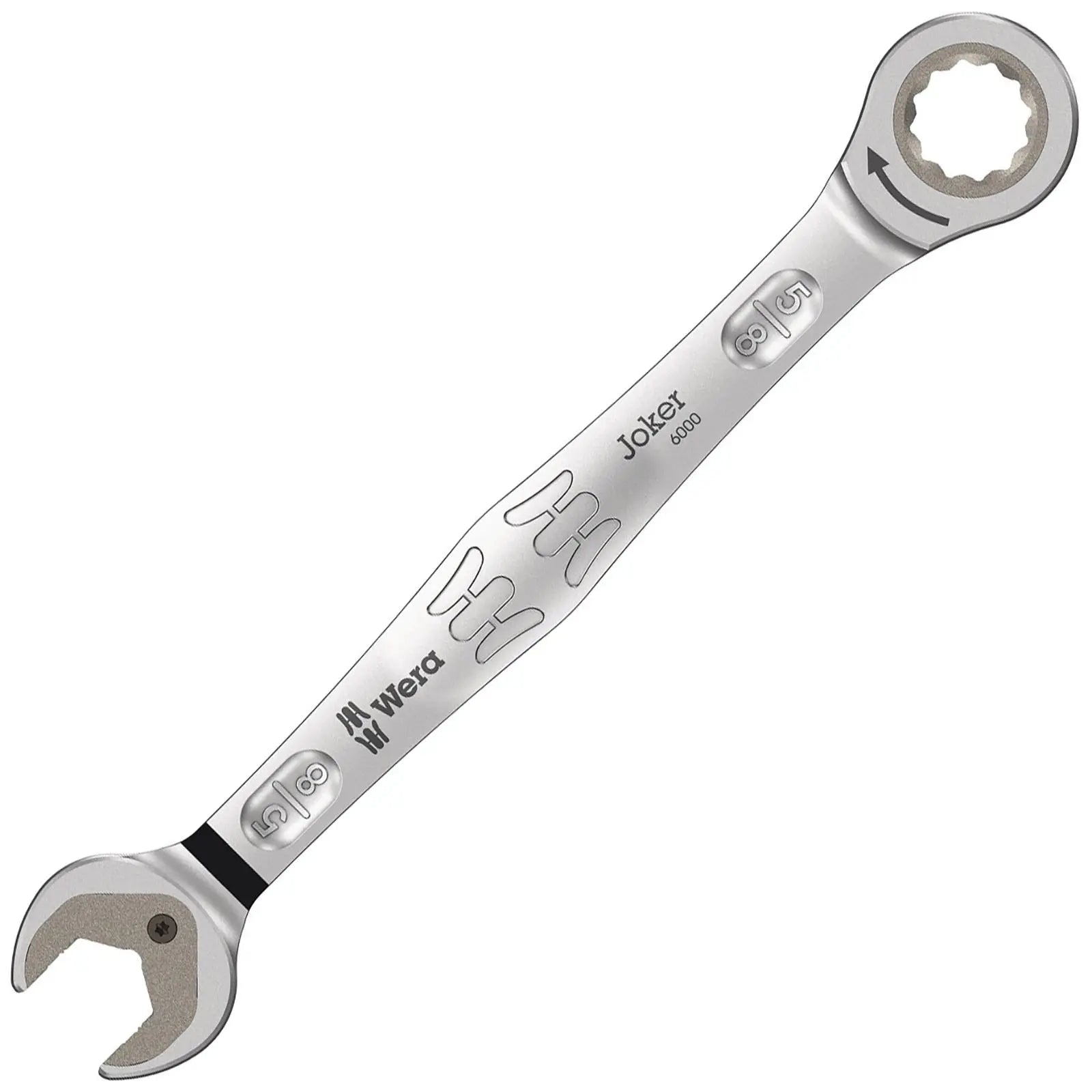 Wera Ratchet Combination Spanner Wrench 6000 Joker Metric Imperial Open End Ring Choose Size White Rose Tools