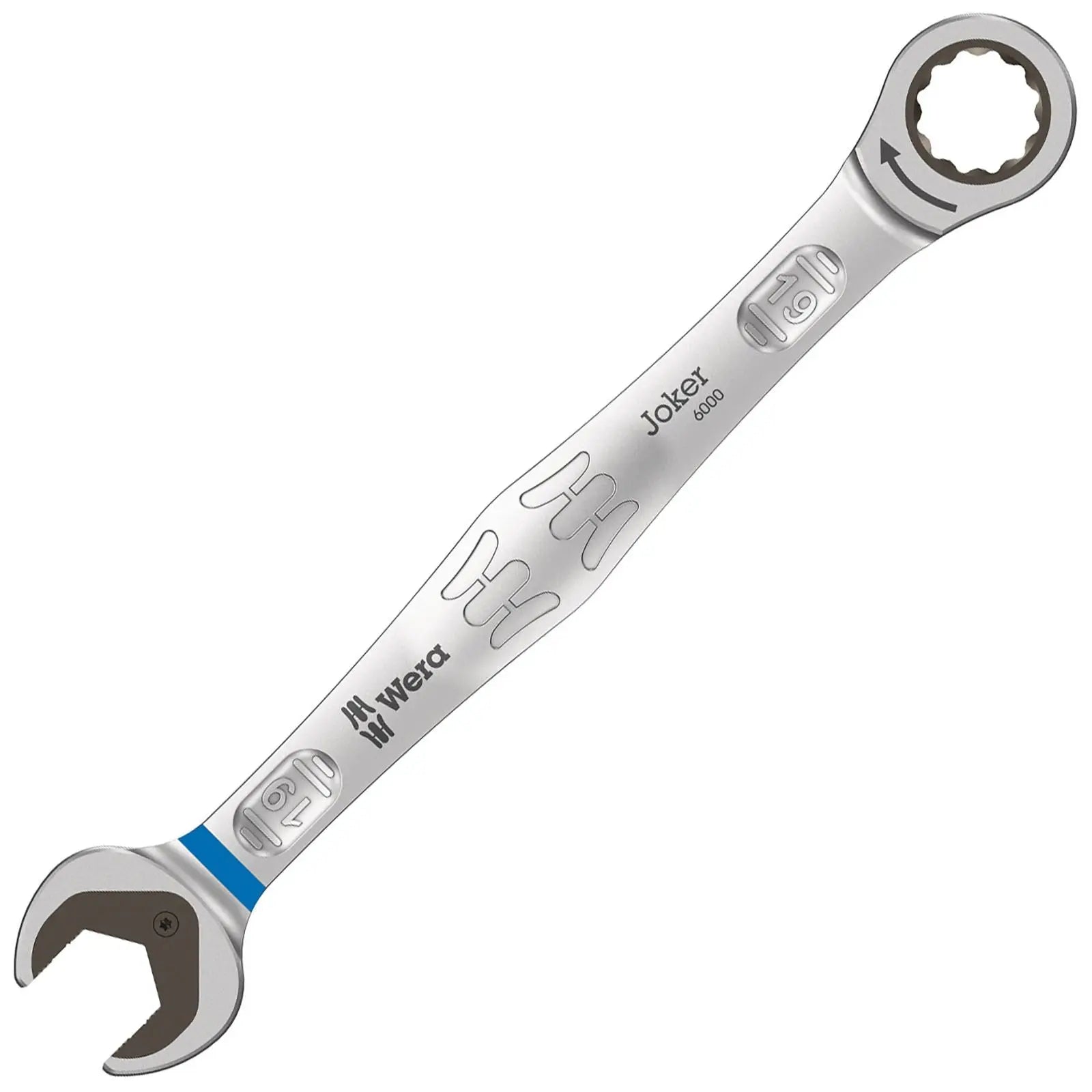 Wera Ratchet Combination Spanner Wrench 6000 Joker Metric Imperial Open End Ring Choose Size White Rose Tools