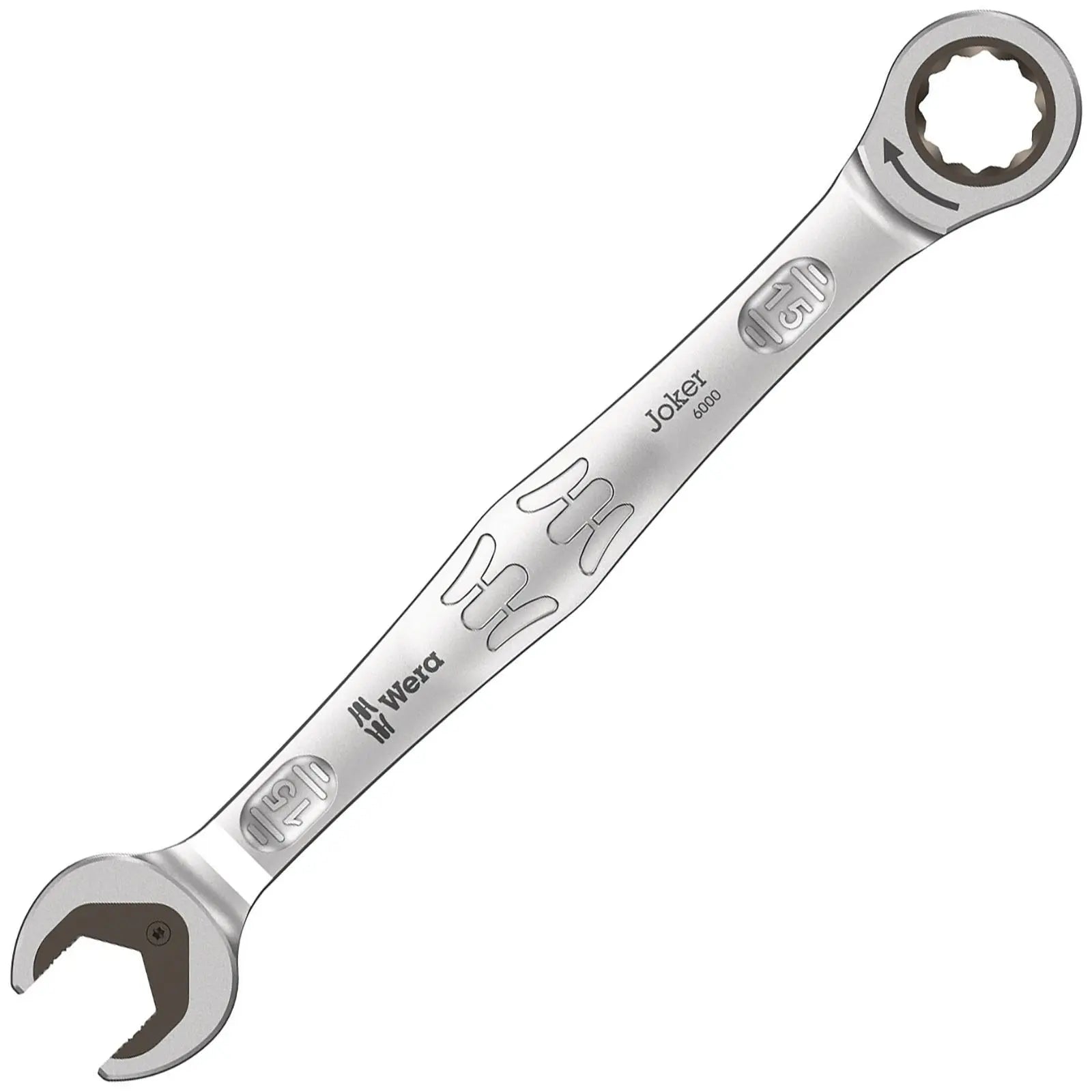 Wera Ratchet Combination Spanner Wrench 6000 Joker Metric Imperial Open End Ring Choose Size White Rose Tools