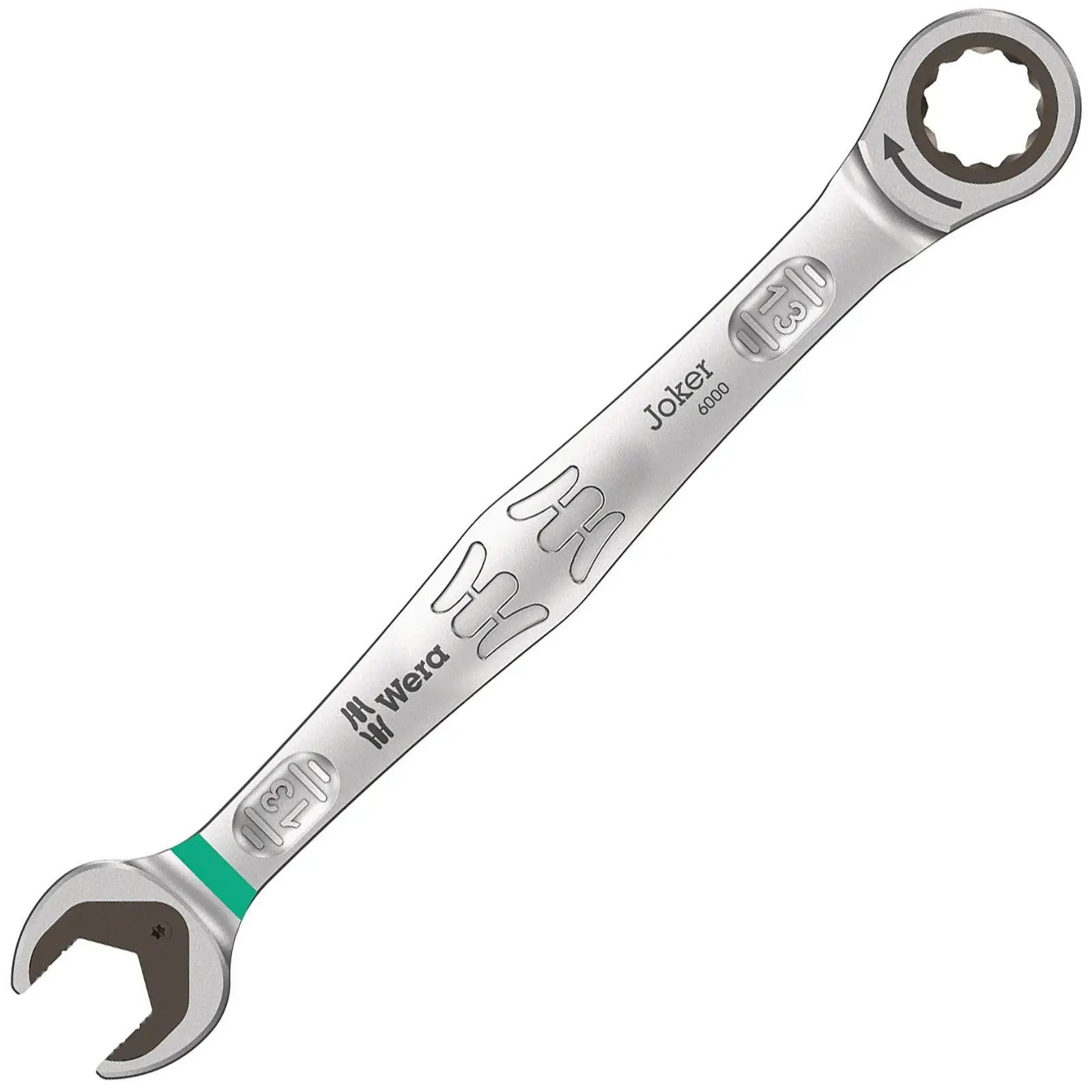 Wera Ratchet Combination Spanner Wrench 6000 Joker Metric Imperial Open End Ring Choose Size White Rose Tools