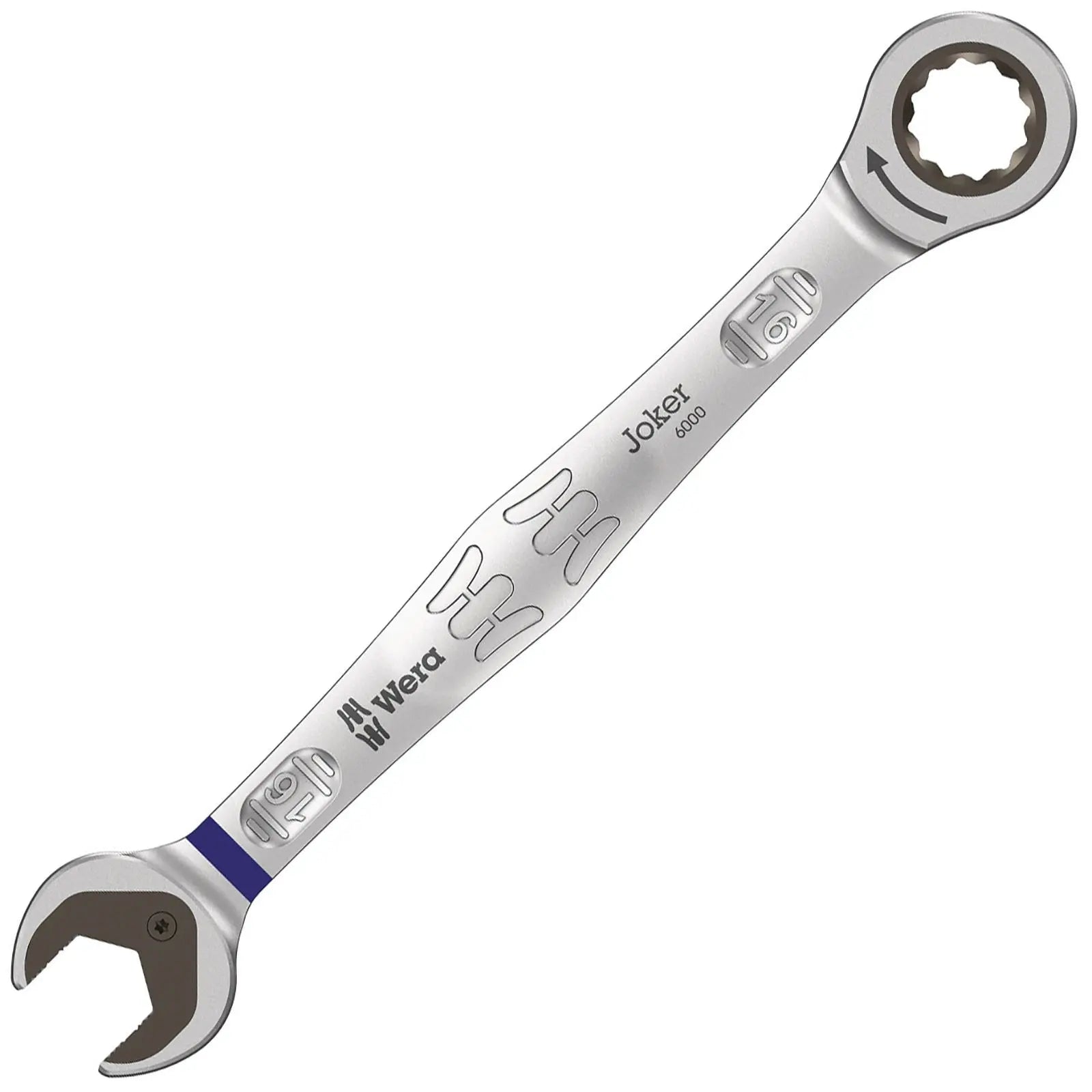Wera Ratchet Combination Spanner Wrench 6000 Joker Metric Imperial Open End Ring Choose Size White Rose Tools