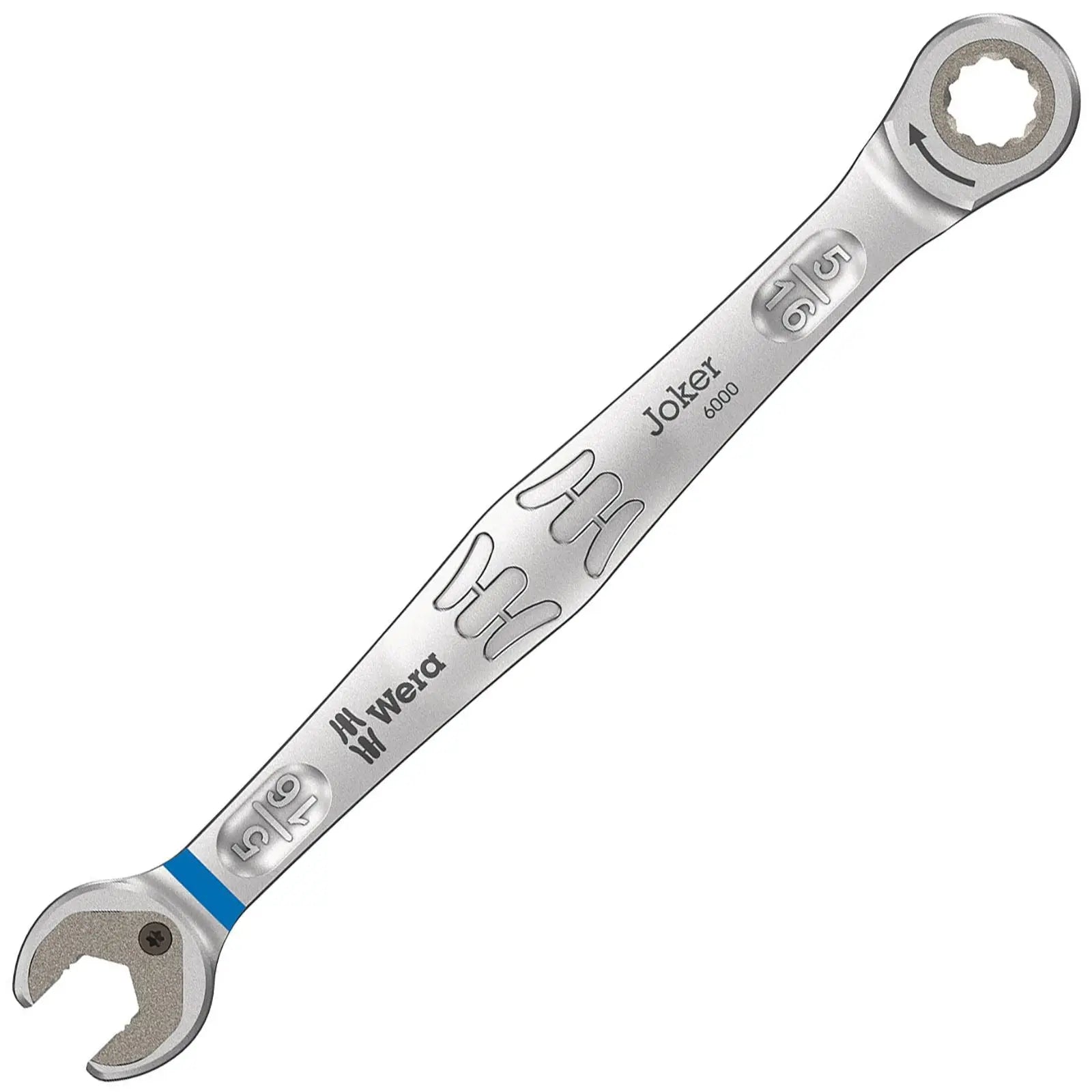Wera Ratchet Combination Spanner Wrench 6000 Joker Metric Imperial Open End Ring Choose Size White Rose Tools