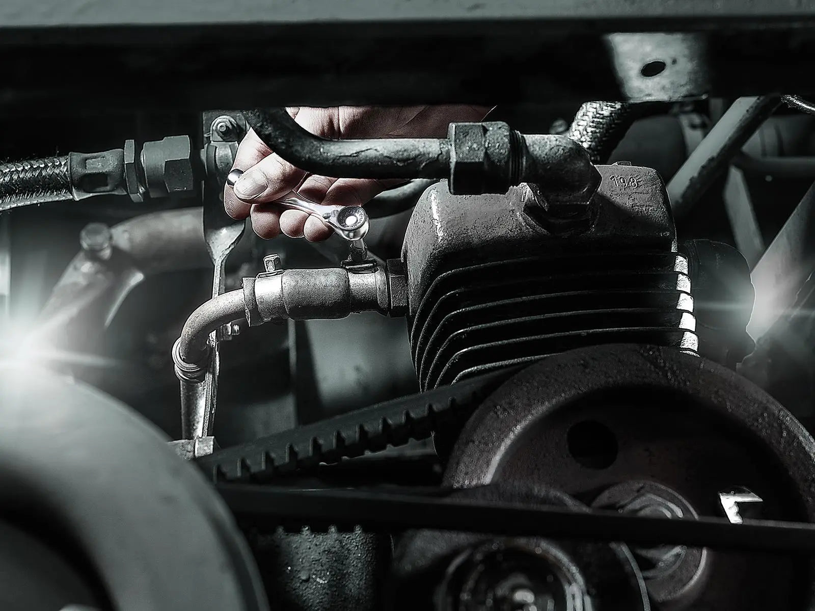 Wera Ratchet Driver 1/4" Hex 10 Piece Bit Check 10 Zyklop Mini 1 White Rose Tools