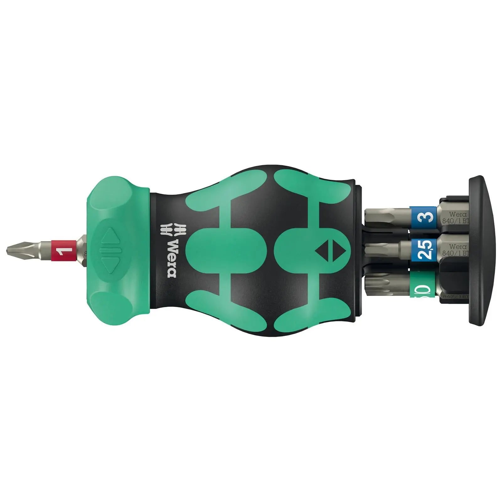 Wera Ratchet Screwdriver Kraftform Kompakt Stubby Bictcle Set 5 7 Pieces PH PZ Hex White Rose Tools
