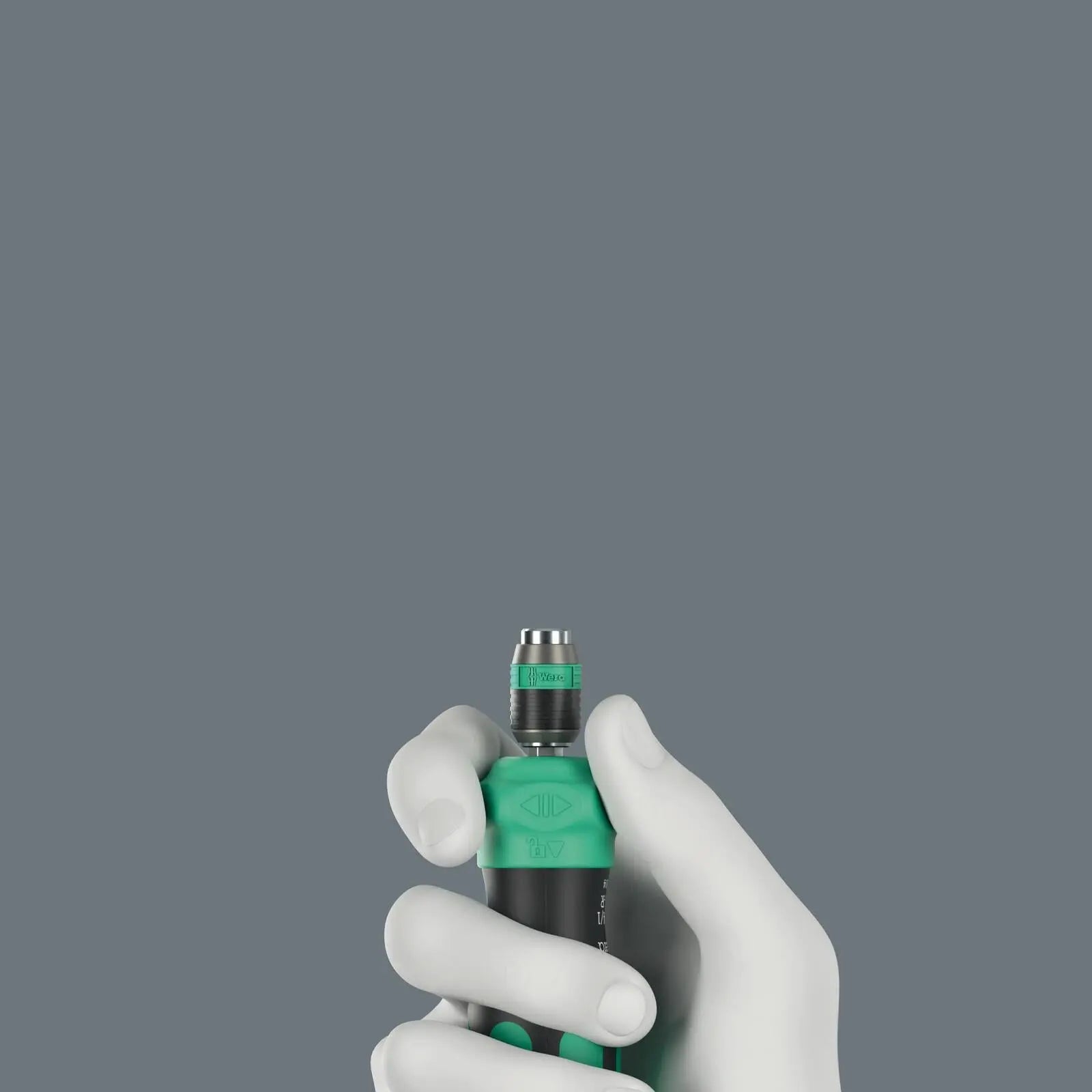 Wera Ratchet Screwdriver Set Kraftform Kompakt 20 RA-R with Pouch 6 Pieces PZ PH TX SL White Rose Tools