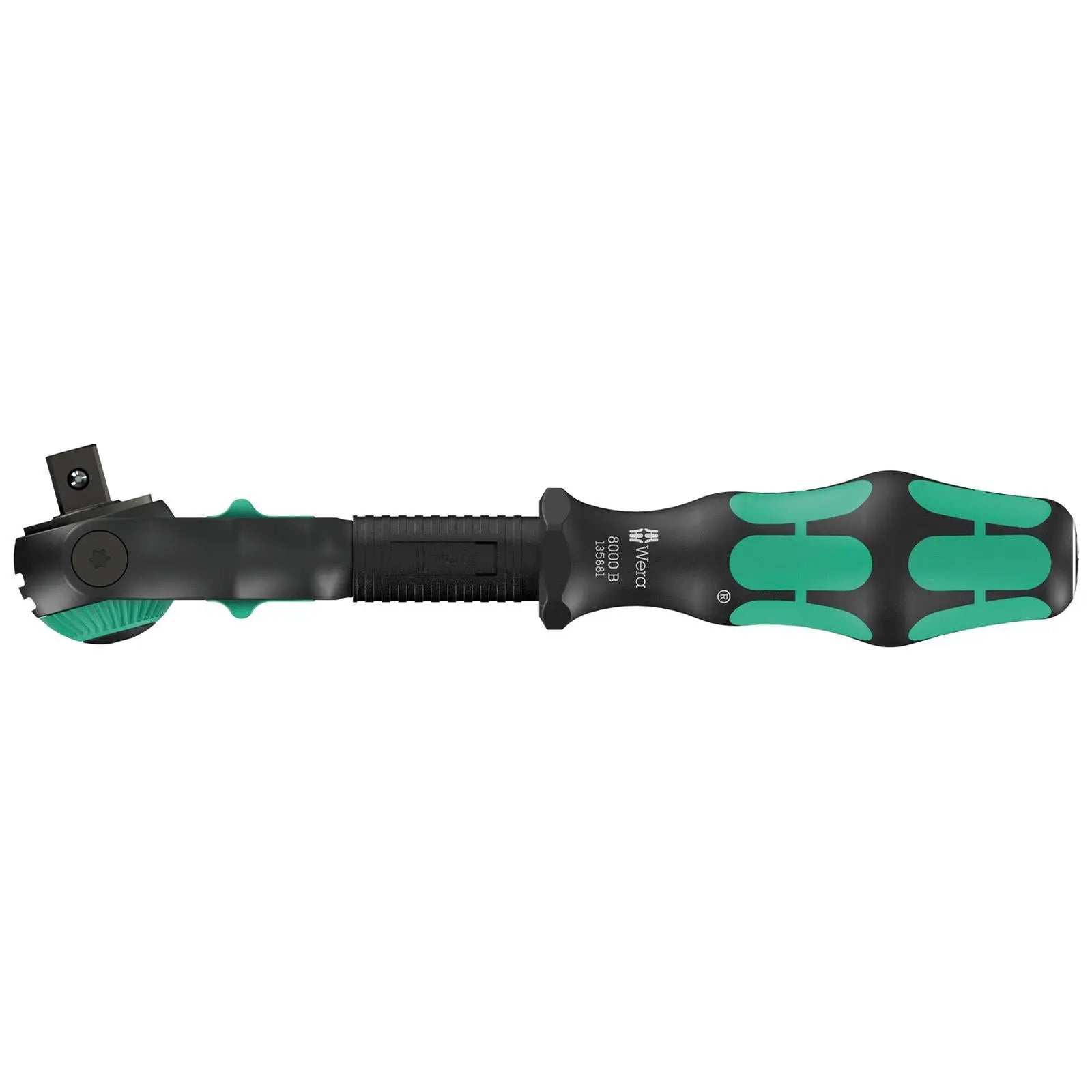 Wera Ratchet Wrench 8000 B Black Edition Zyklop Speed Ratchet with 3/8" Drive White Rose Tools